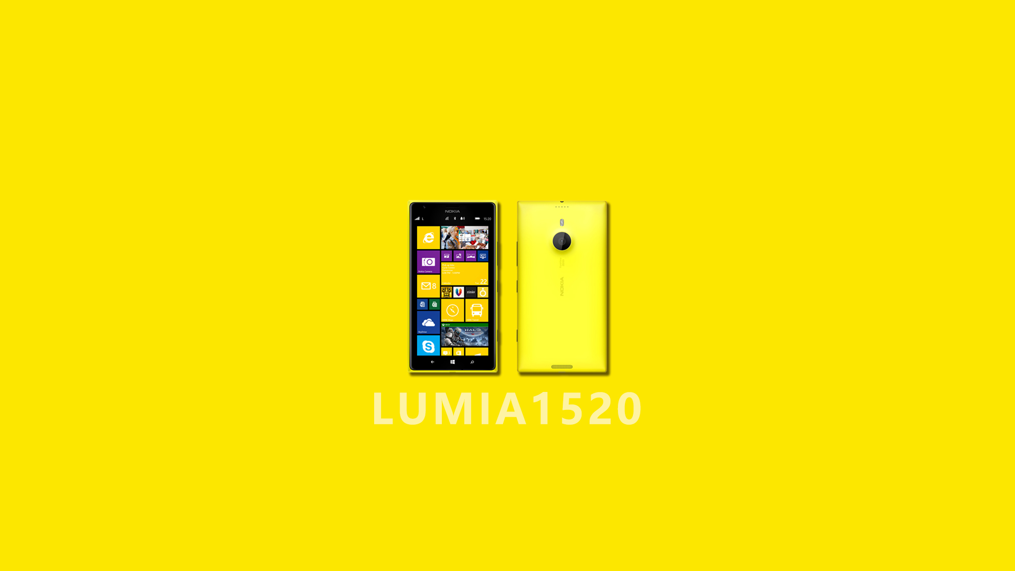 General 2040x1148 lumia nokia Microsoft phone technology yellow background smartphone Windows Phone minimalism
