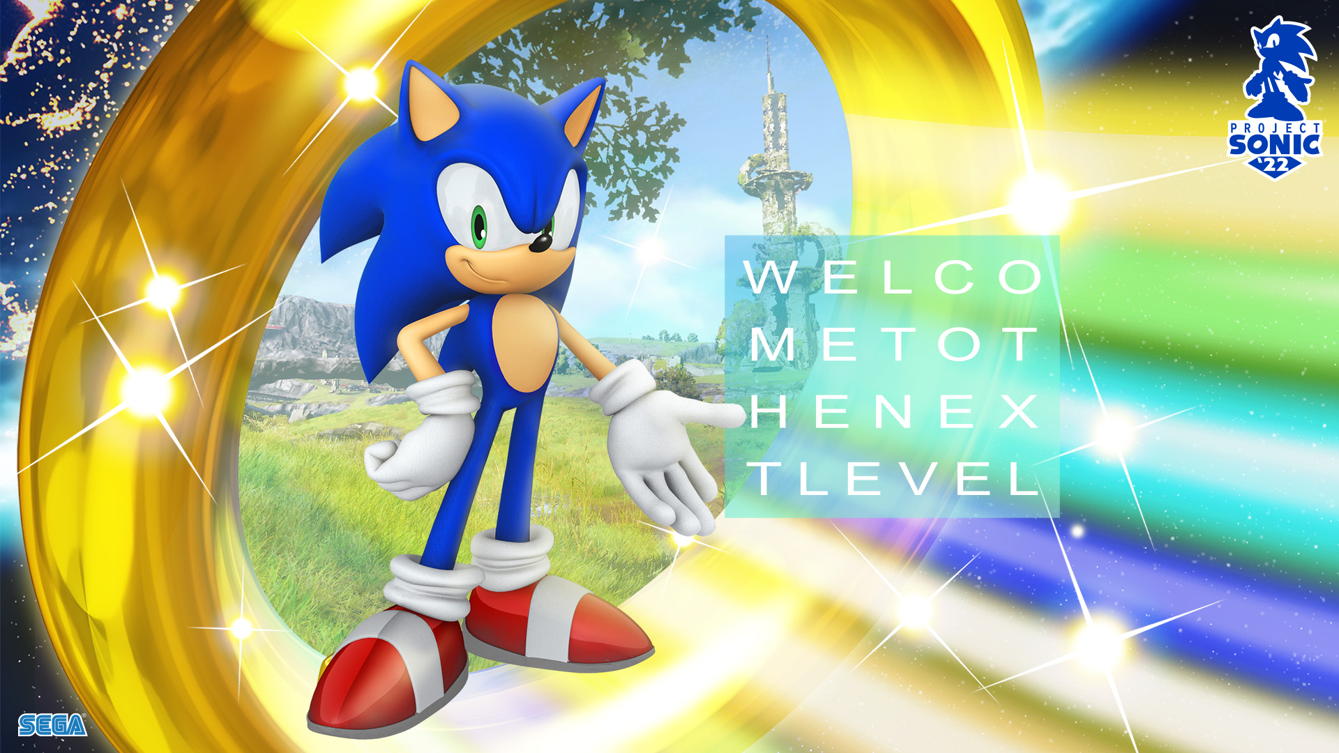 Anime 1920x1080 Sega Sonic video game art Sonic the Hedgehog PC gaming Sonic Frontiers