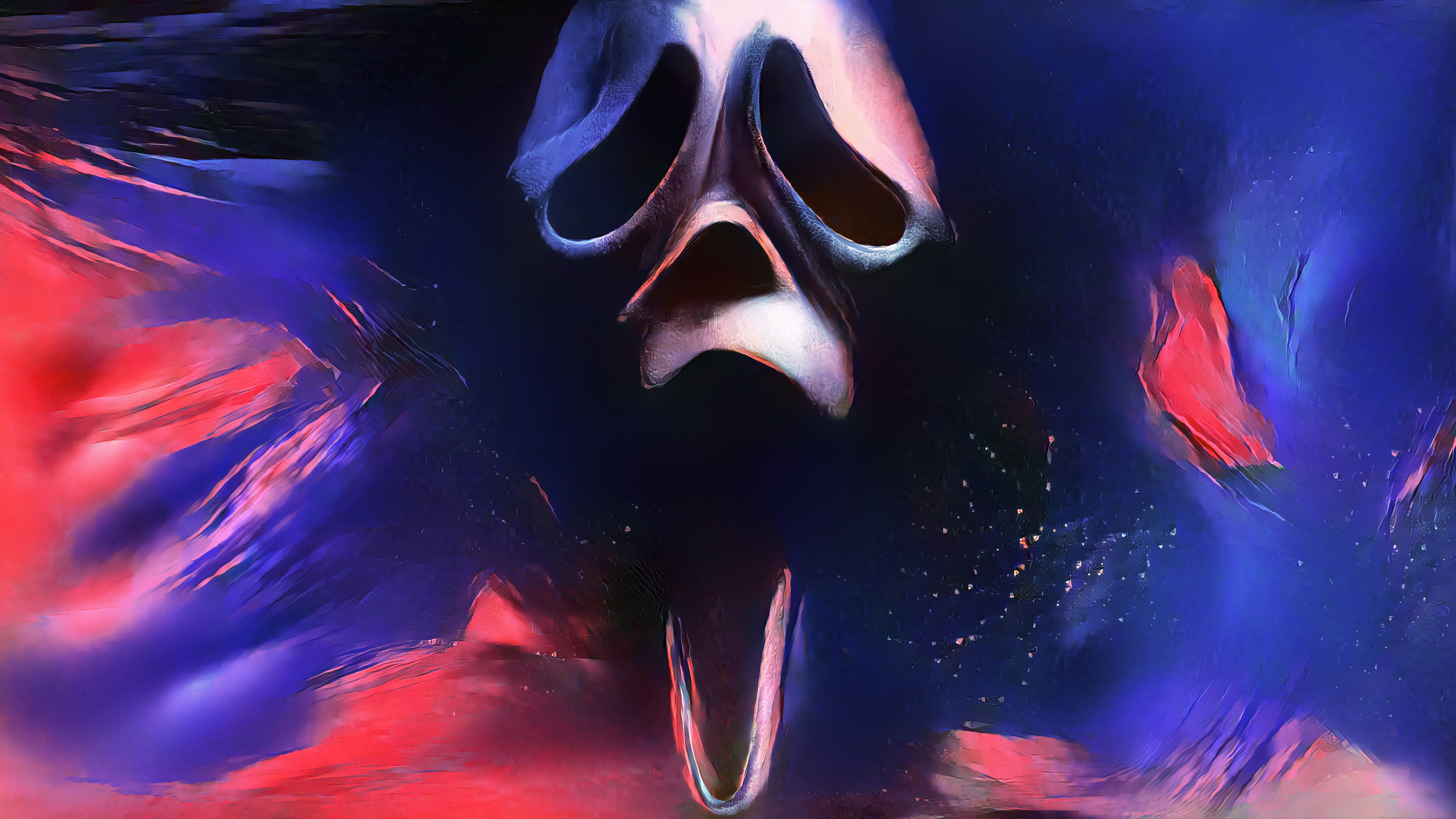 General 5786x3256 dar0z Scream mask ghostface movies horror digital art