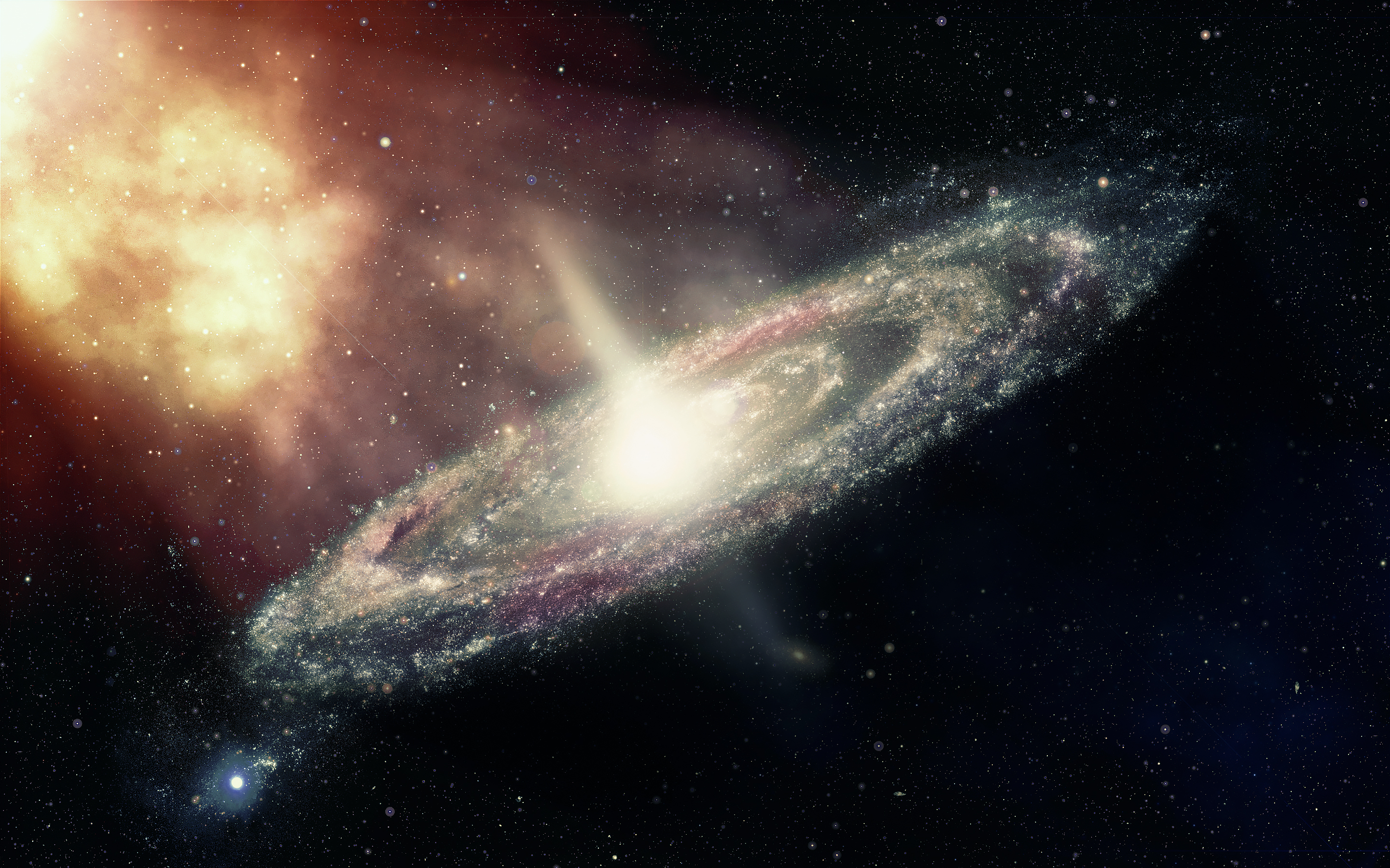 General 2880x1800 Andromeda galaxy space