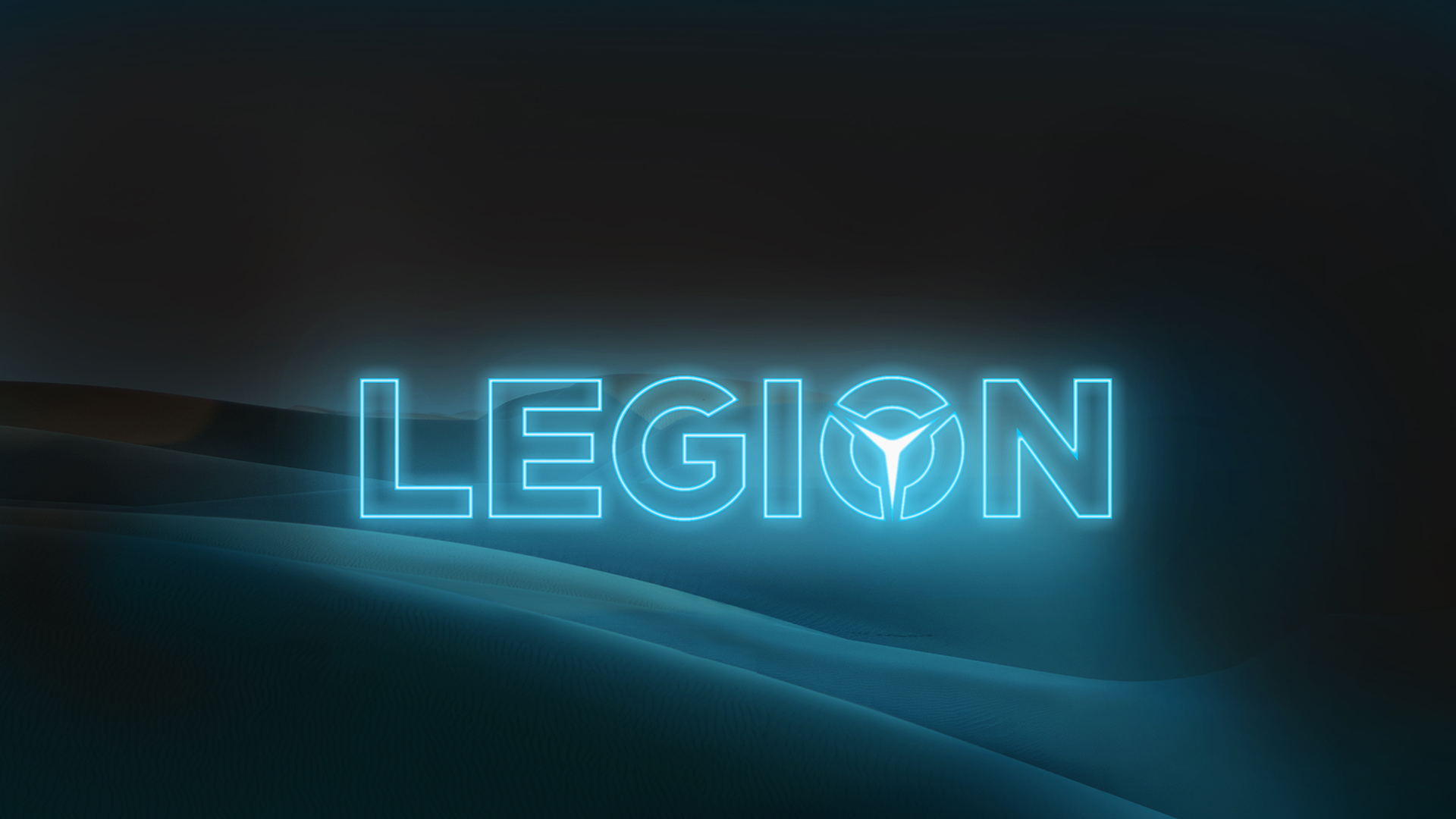 General 1920x1080 Lenovo Legion 5 typography logo cyan