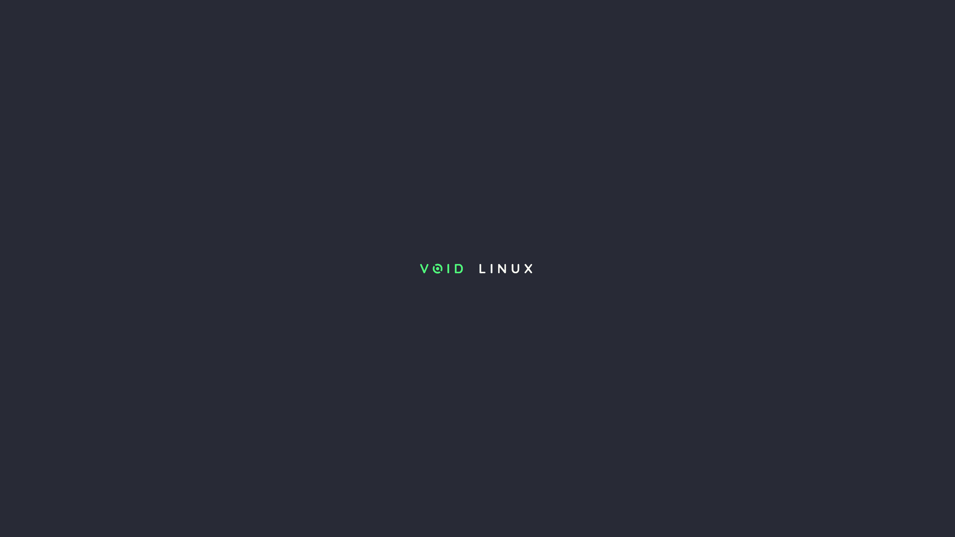 General 3840x2160 void linux Linux operating system minimalism digital art simple background