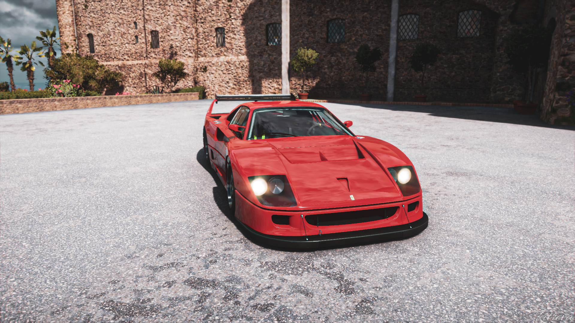 General 1920x1080 Forza Horizon 5 Ferrari F40 Competizione video game art car video games Ferrari