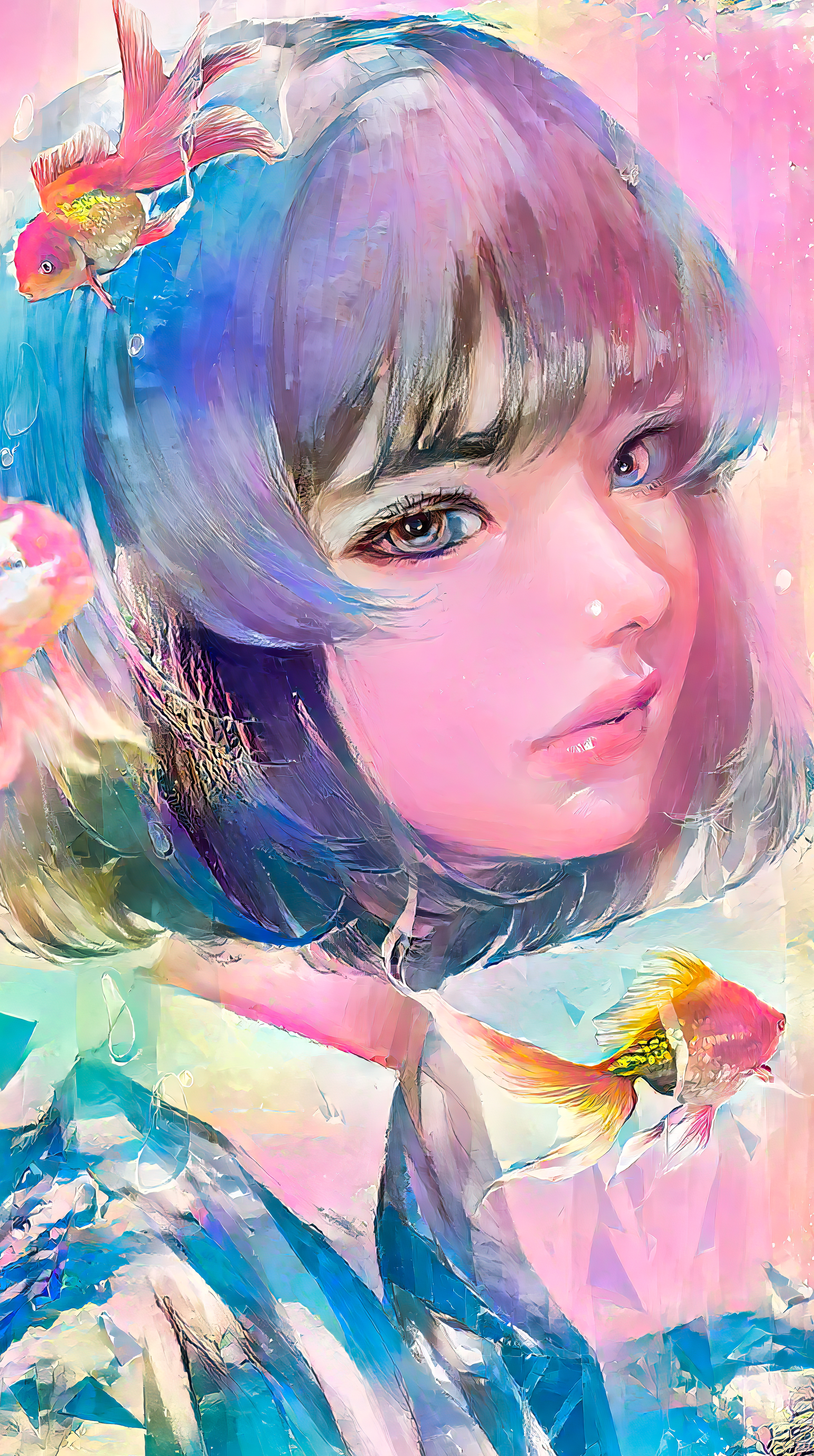 Anime 2920x5221 dar0z fantasy girl artwork wataboku AI art