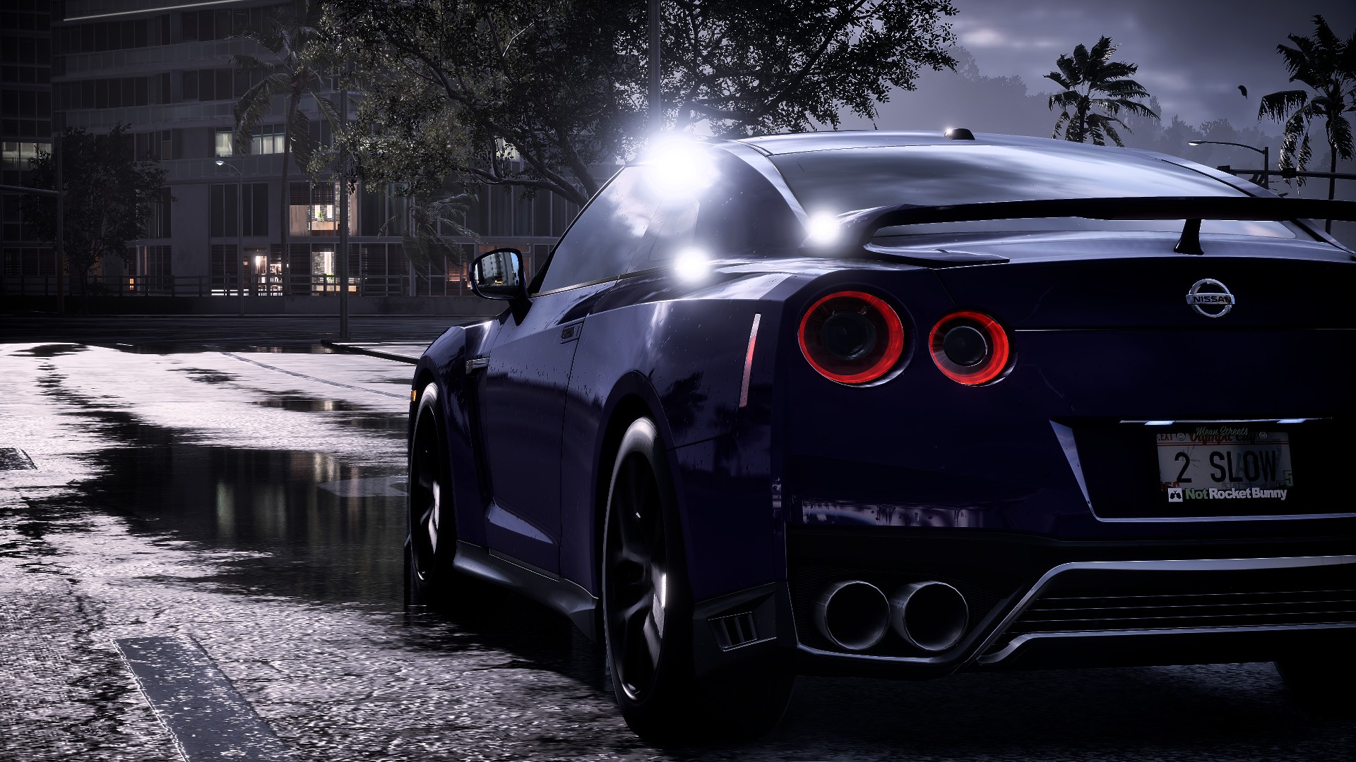 General 1920x1080 Nissan Nissan GT-R NISMO car 4K Need for Speed: Heat purple Japanese cars rear view video games Electronic Arts