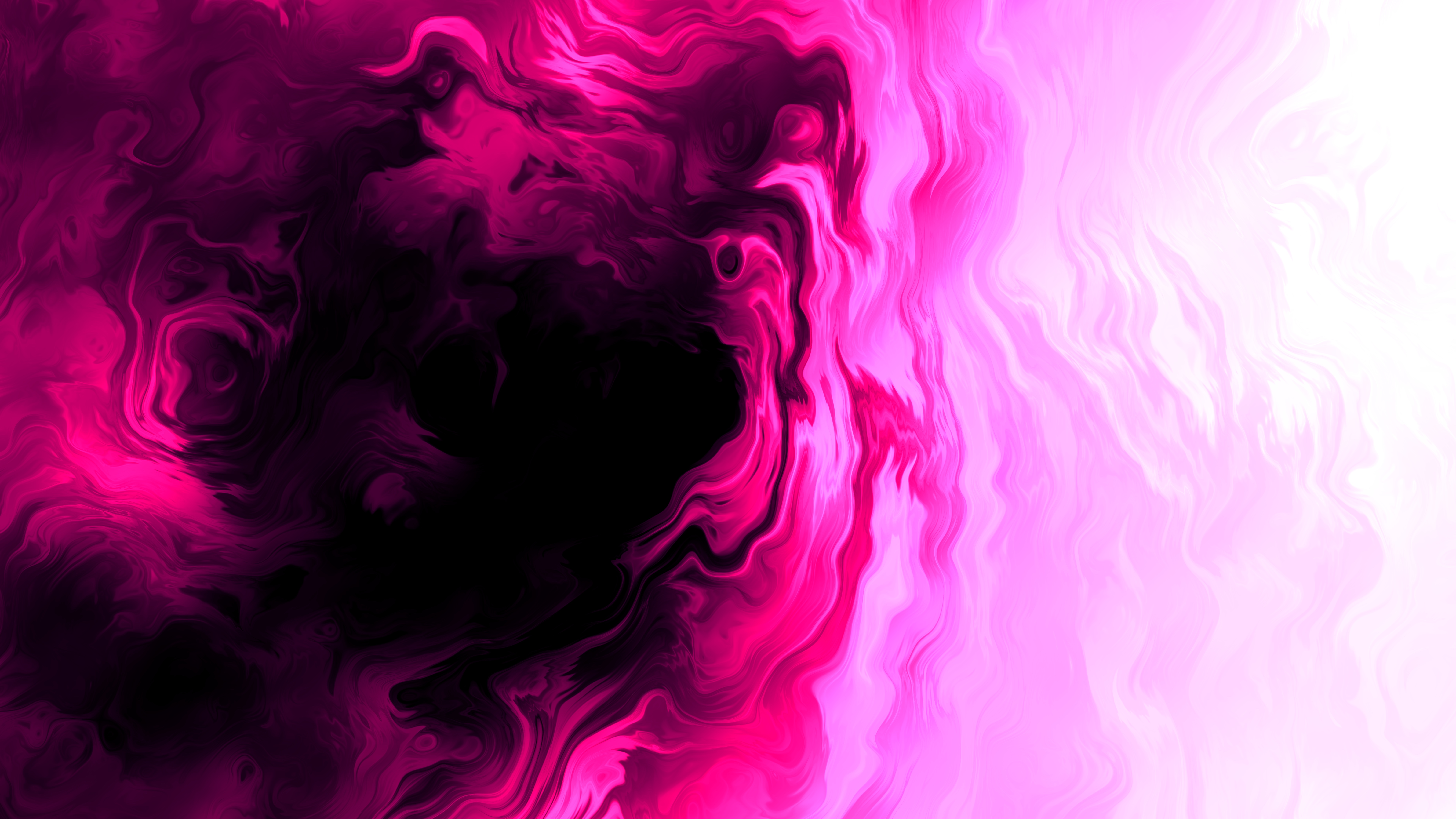 General 7680x4320 abstract gradient wavy lines purple pink