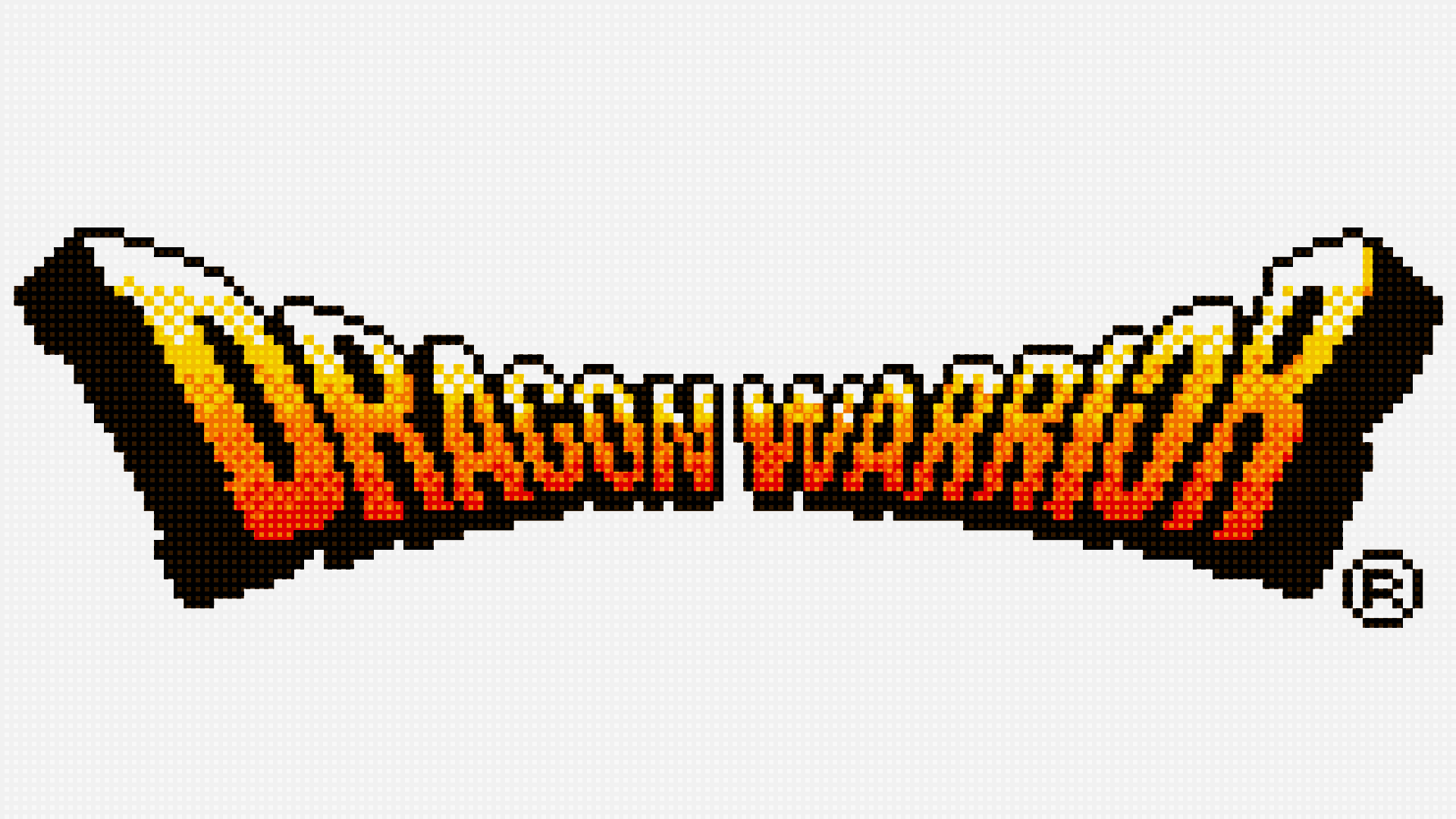 General 1920x1080 pixel art retro games Dragon Quest video games white background simple background