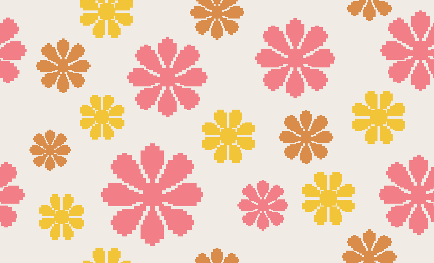 General 1782x1080 flowers pattern simple background