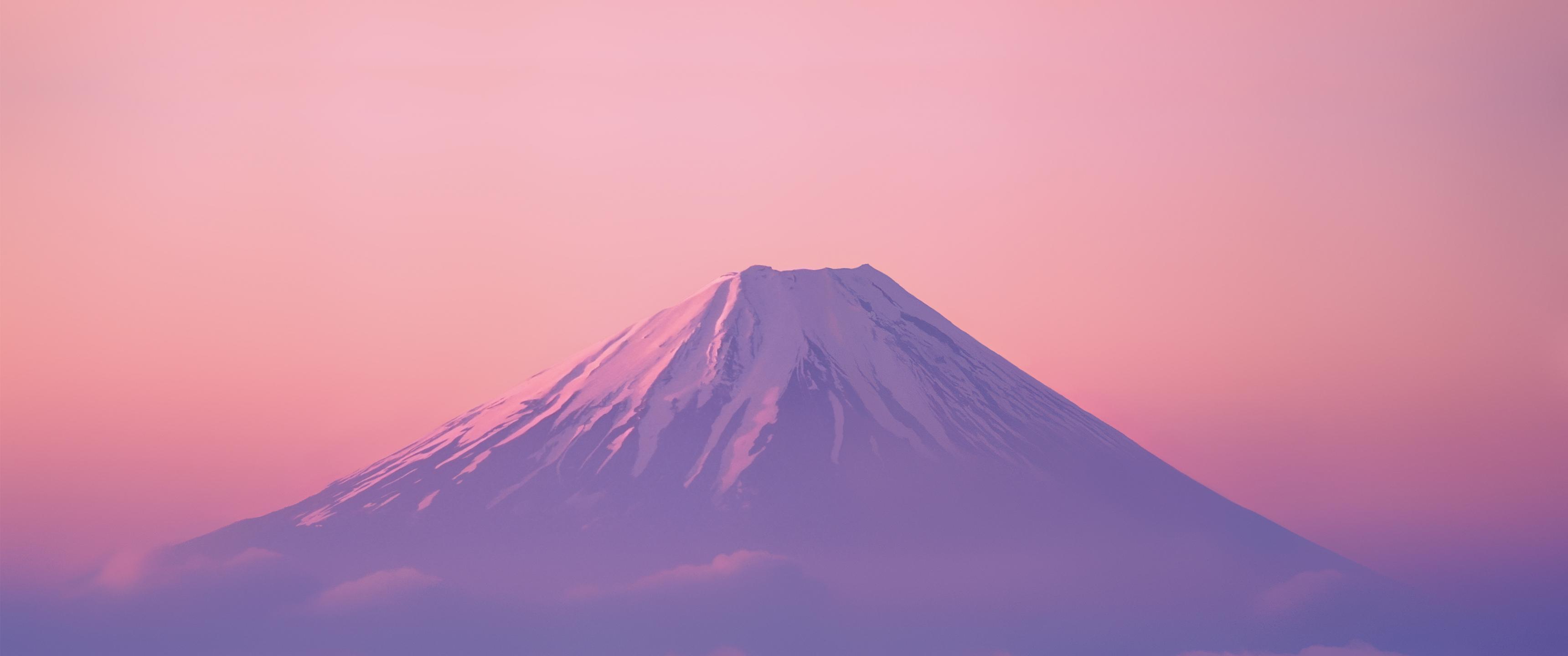General 3440x1440 ultrawide mountains Mount Fuji Japan