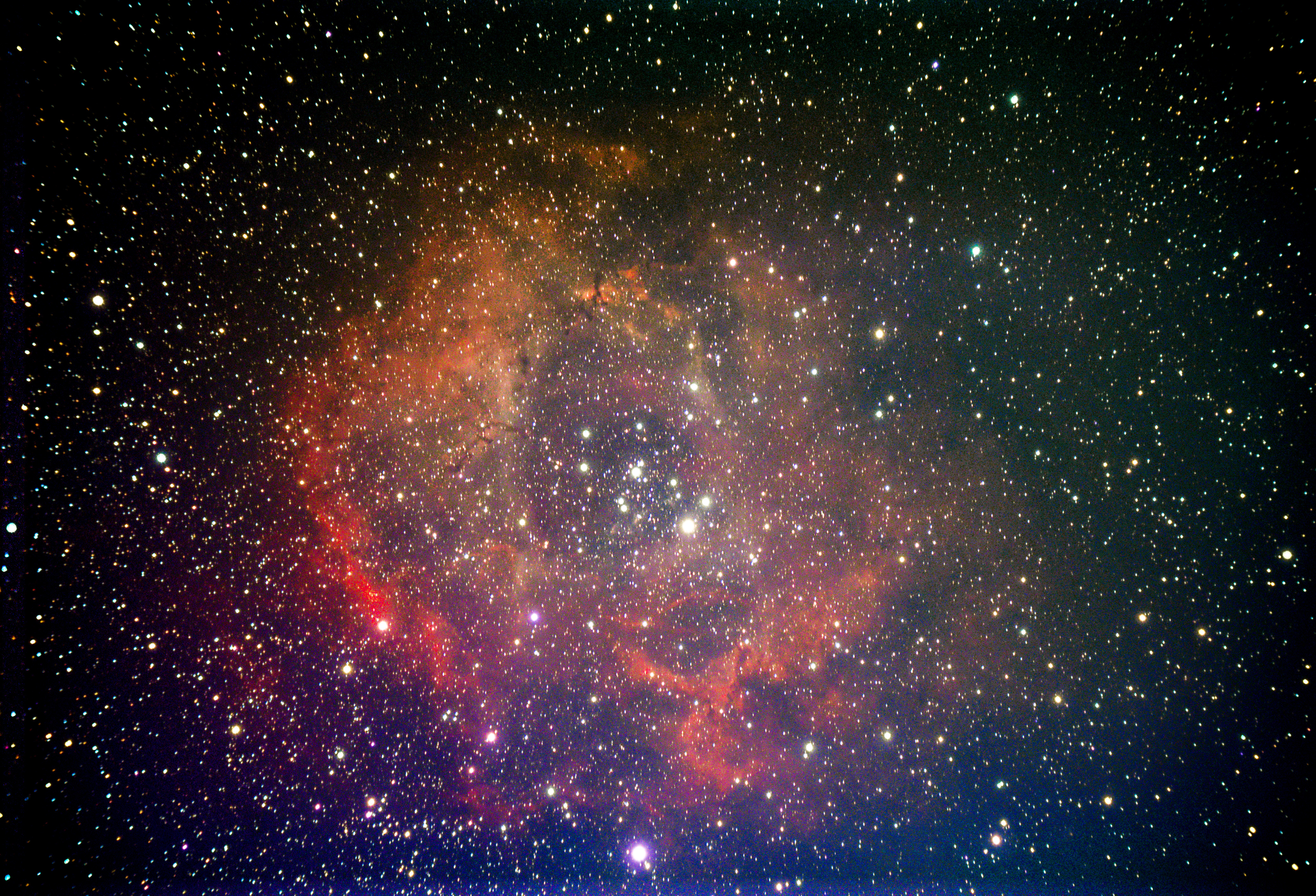 General 4144x2822 NGC 2237 nebula space stars galaxy