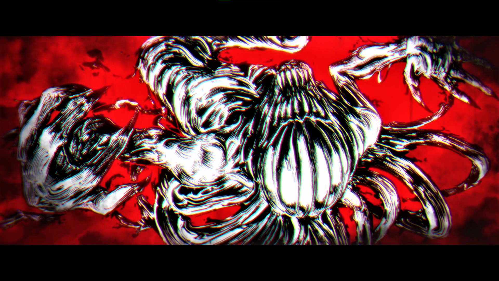 Anime 1920x1080 Jujutsu Kaisen demon Demon face red red background sketches teeth long nails anime Anime screenshot creature