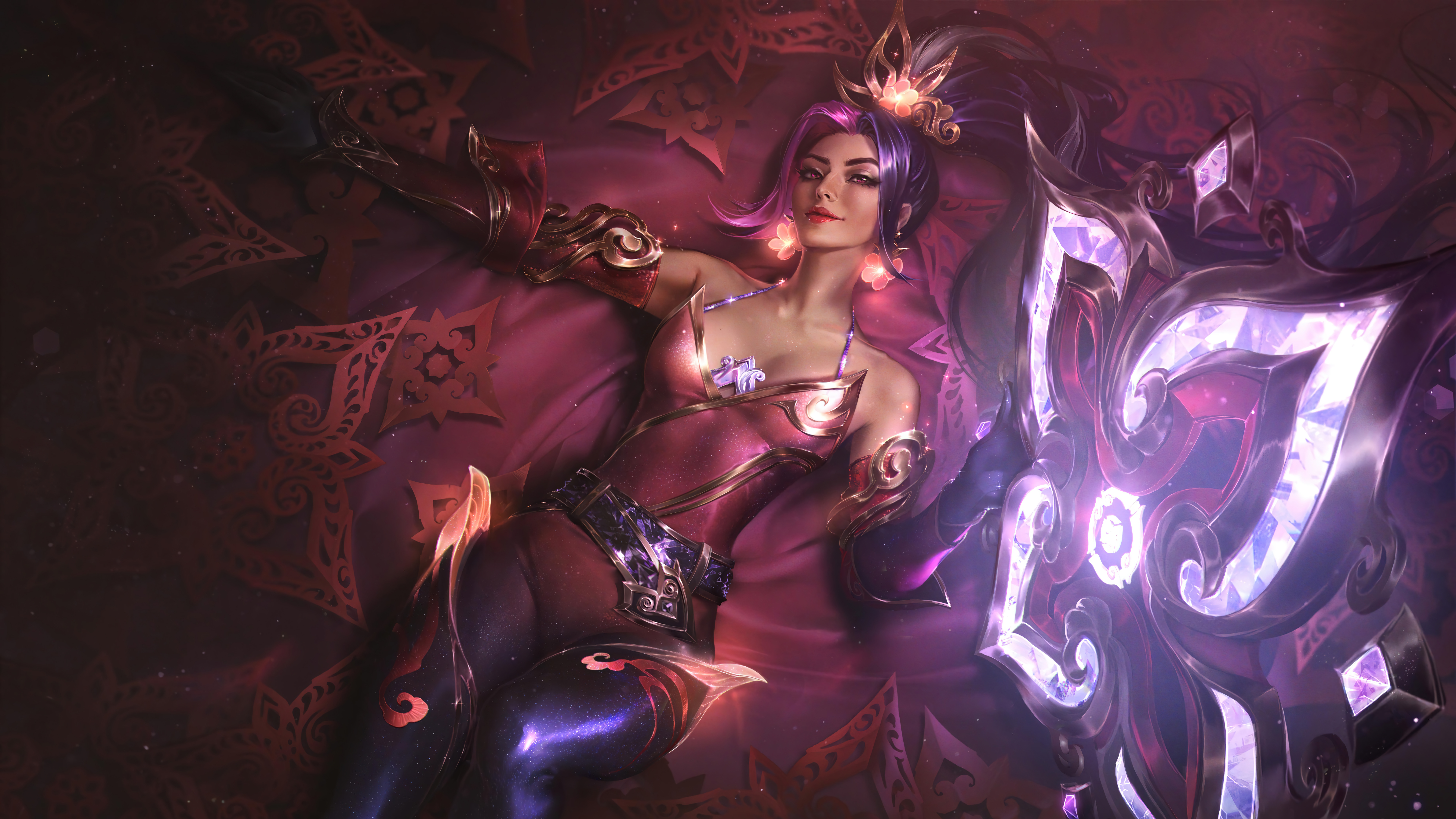General 7680x4320 Mythmaker (League of Legends) League of Legends Prestige Edition (League of Legends) digital art Riot Games GZG 4K video game characters Sivir (League of Legends) Adcarry ADC video game art video games