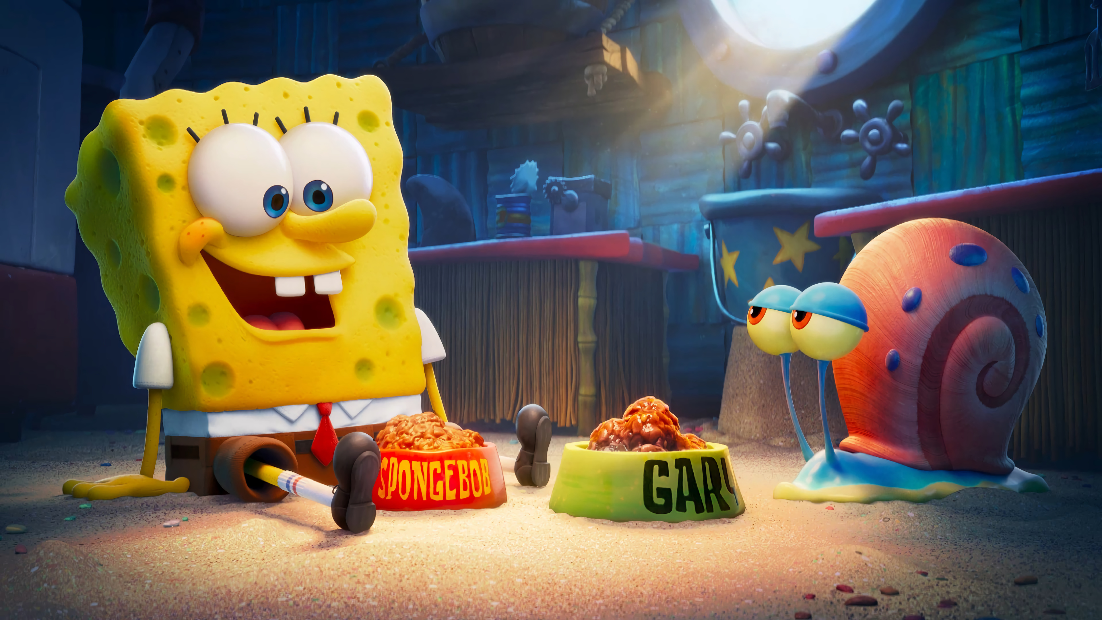 General 3840x2160 The SpongeBob Movie: Sponge on the Run Spongebob film stills CGI cartoon