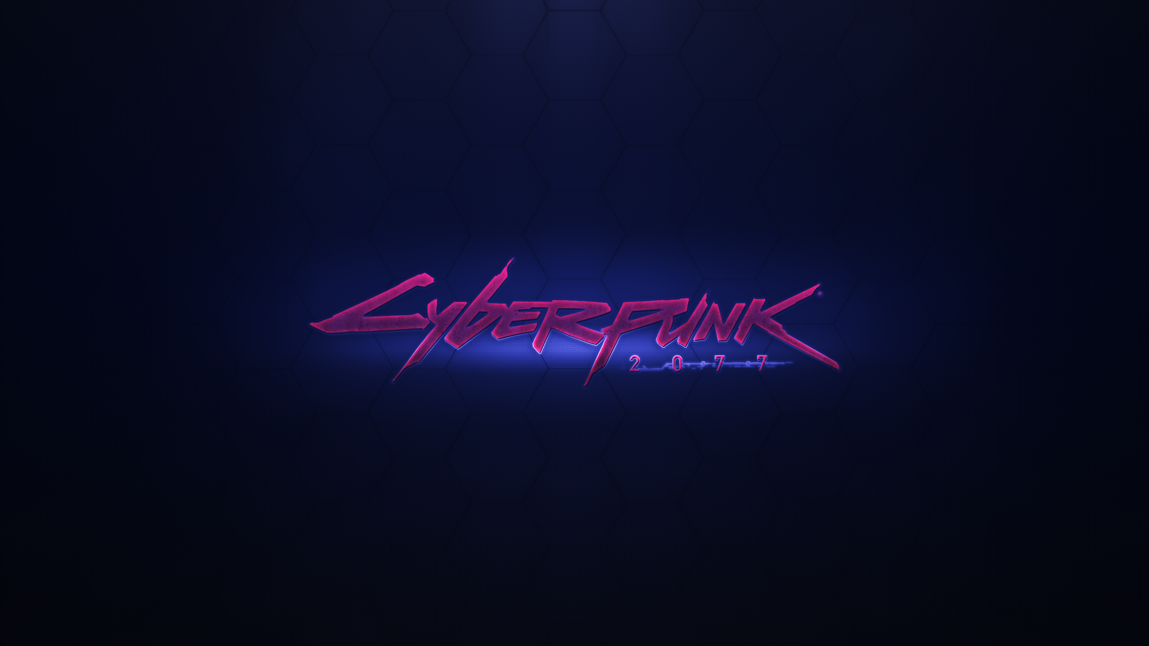 General 3840x2160 Cyberpunk 2077 video game art typography minimalism simple background logo