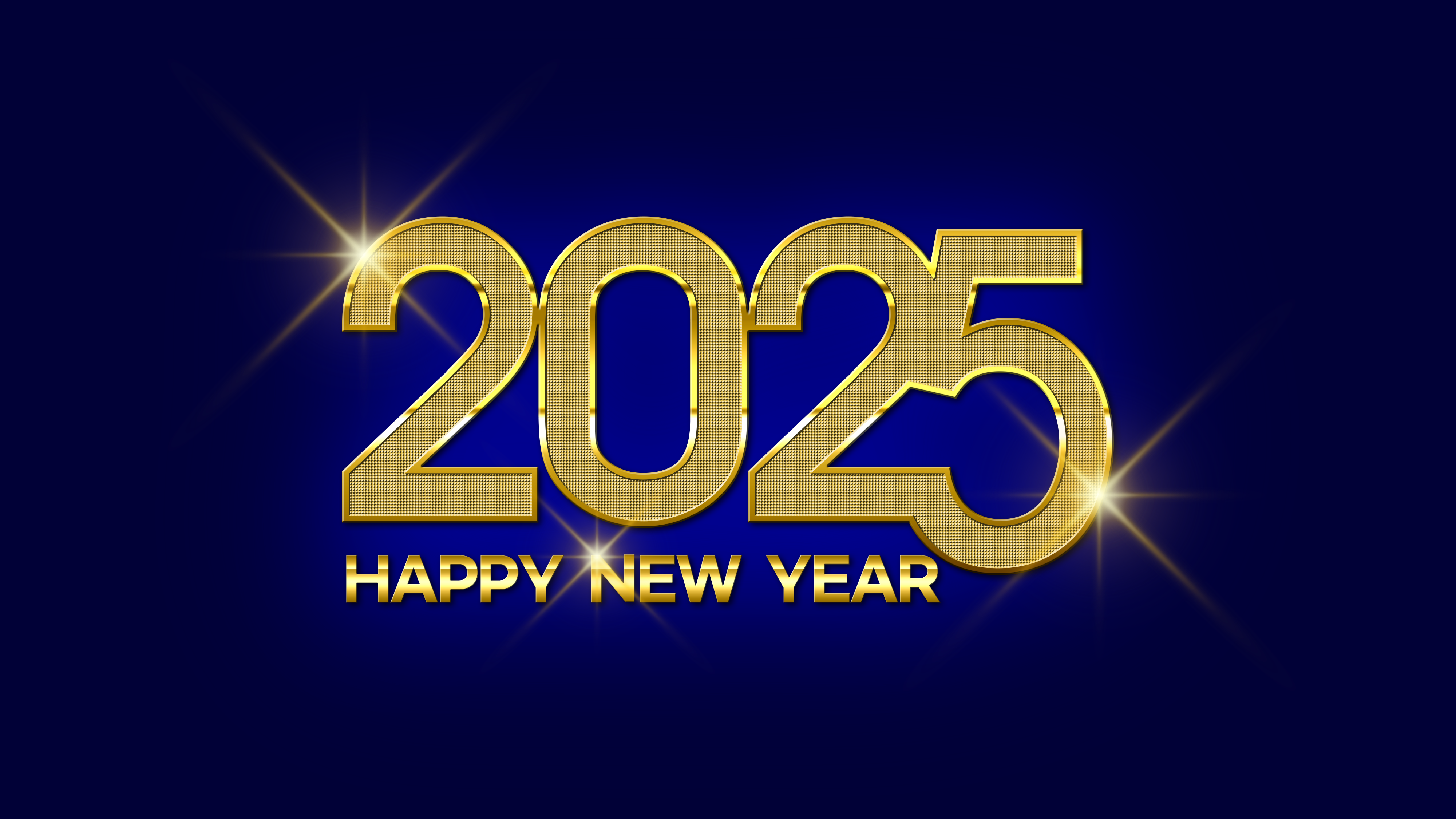 General 4000x2250 2025 (year) New Year blue background holiday