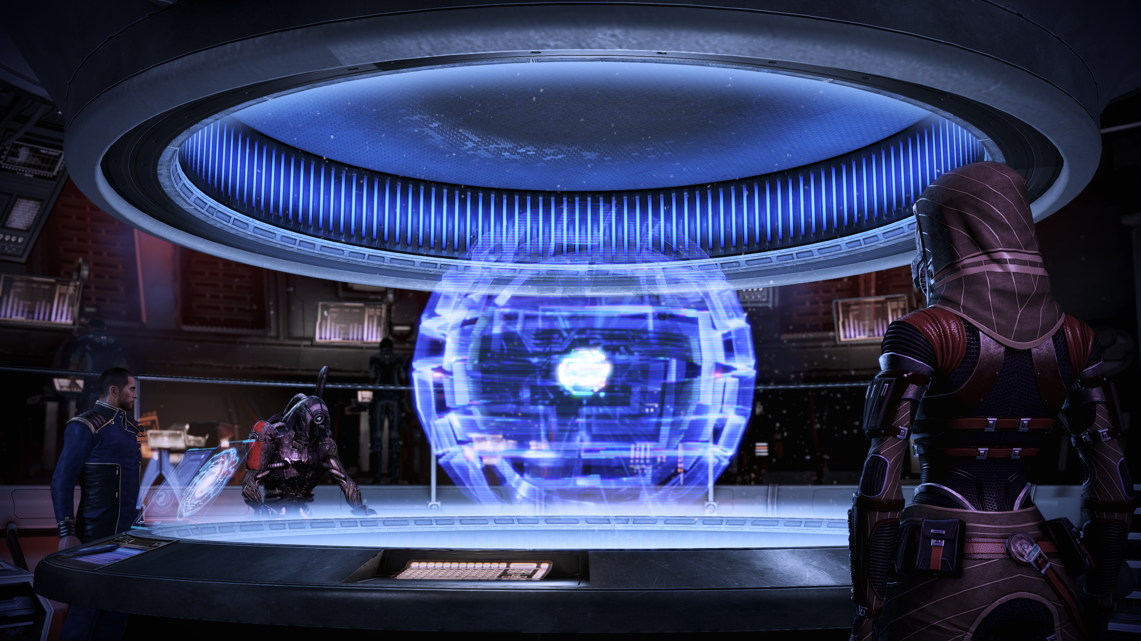 General 3840x2160 Mass Effect 3 Mass Effect: Legendary Edition screen shot Tali'Zorah Quarian (Mass Effect) Legion Mass Effect