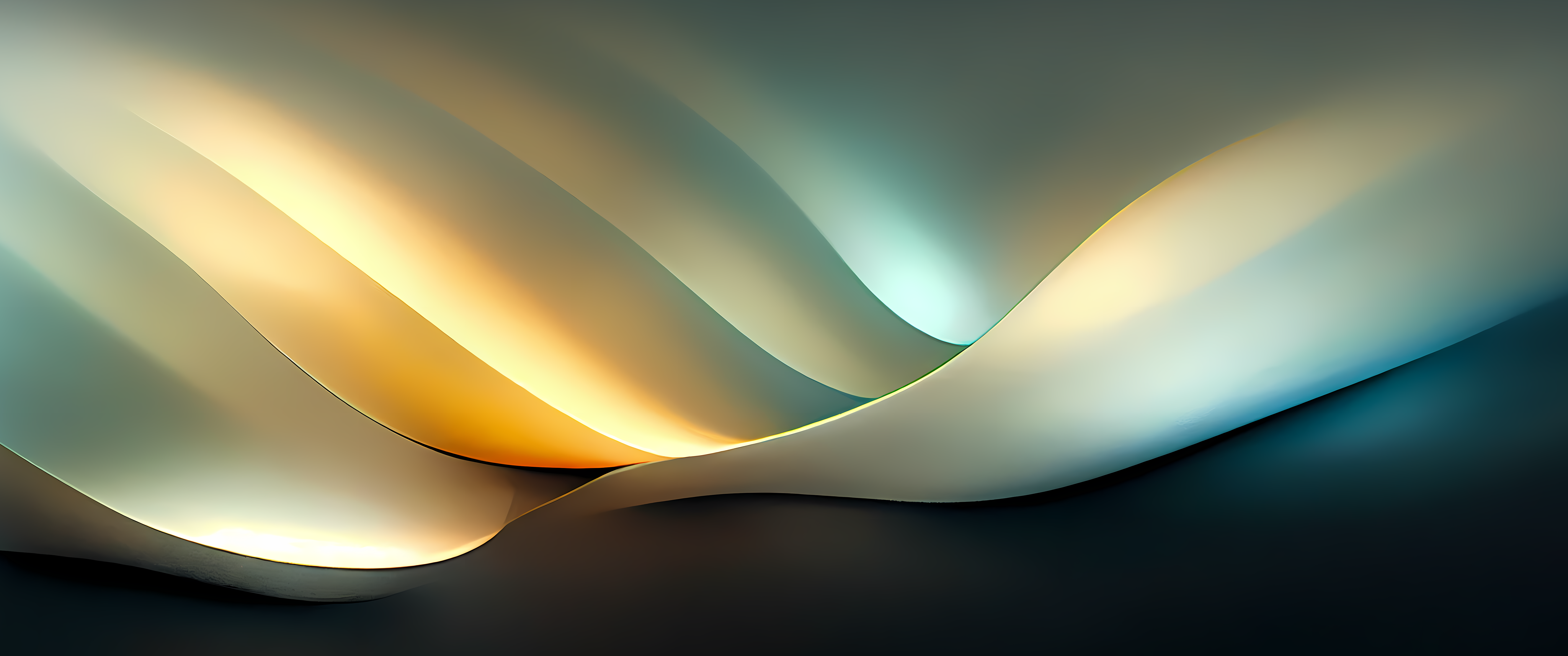 General 6880x2880 AI art abstract minimalism ultrawide curved