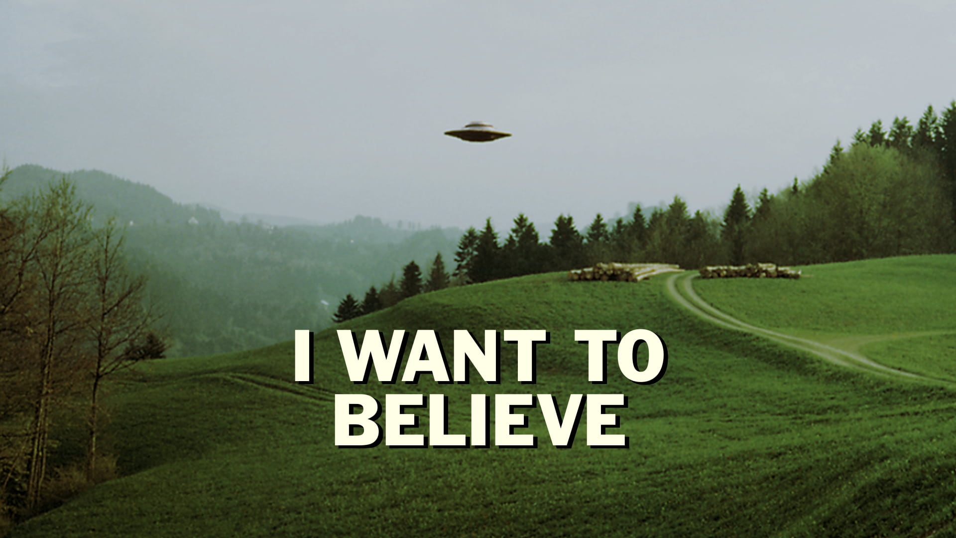 General 1920x1080 UFO forest mist The X-Files