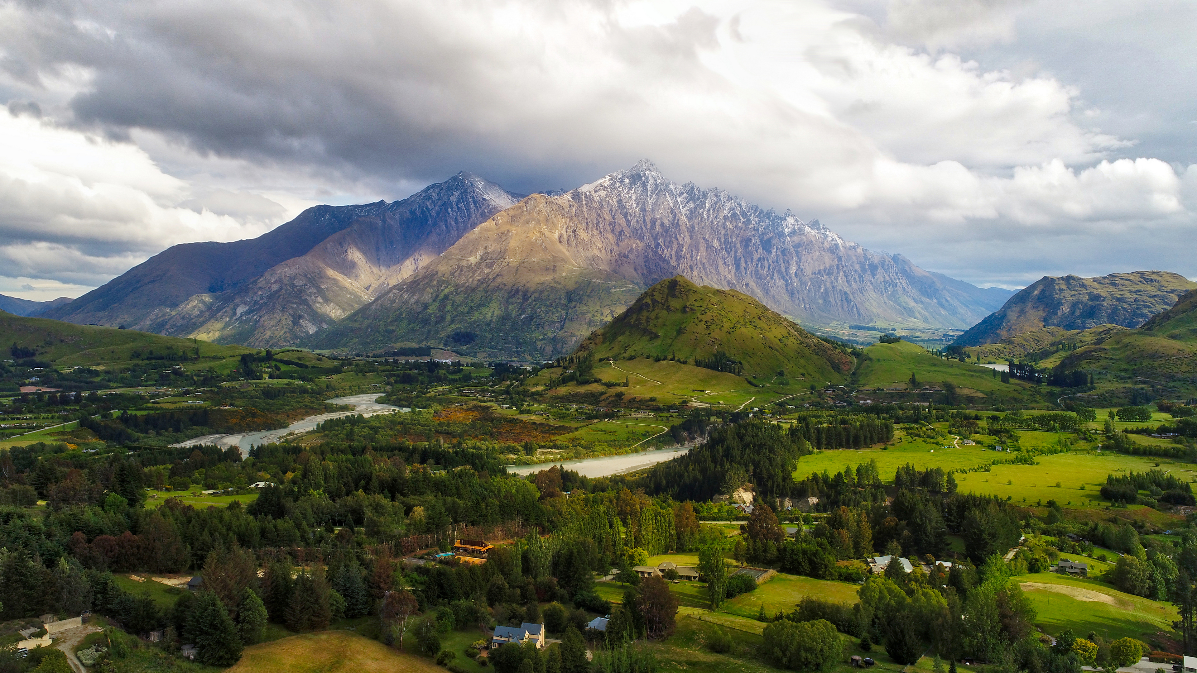 General 3840x2160 landscape Trey Ratcliff 4K New Zealand nature mountains trees clouds