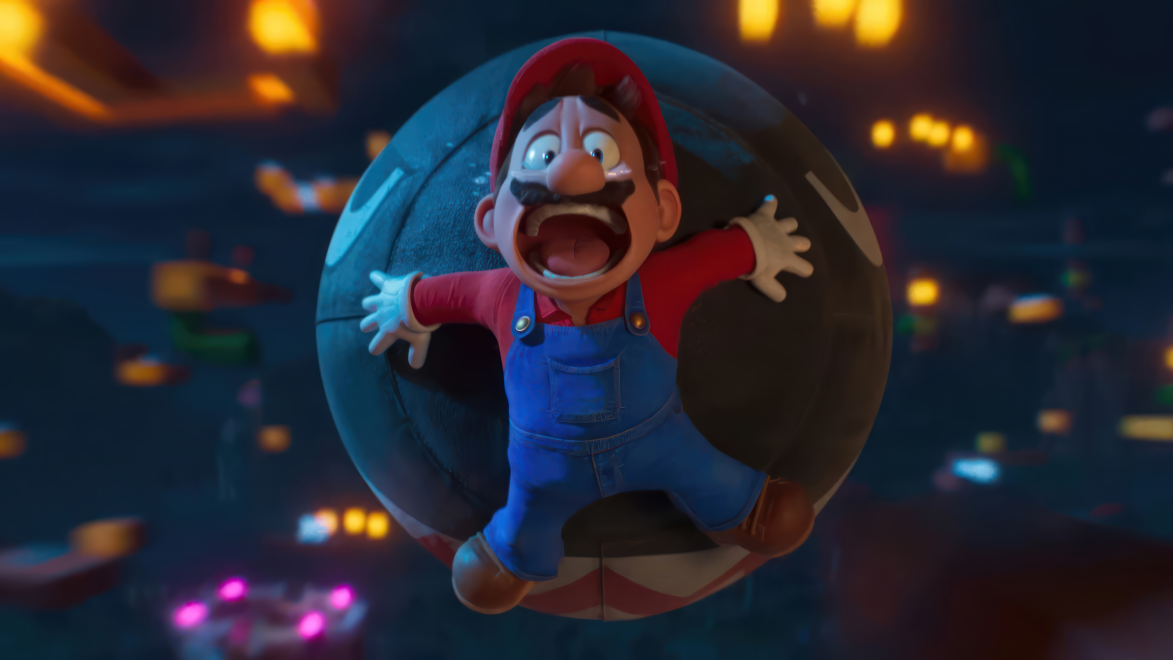 General 3840x2160 Mario movie characters film stills CGI hat moustache