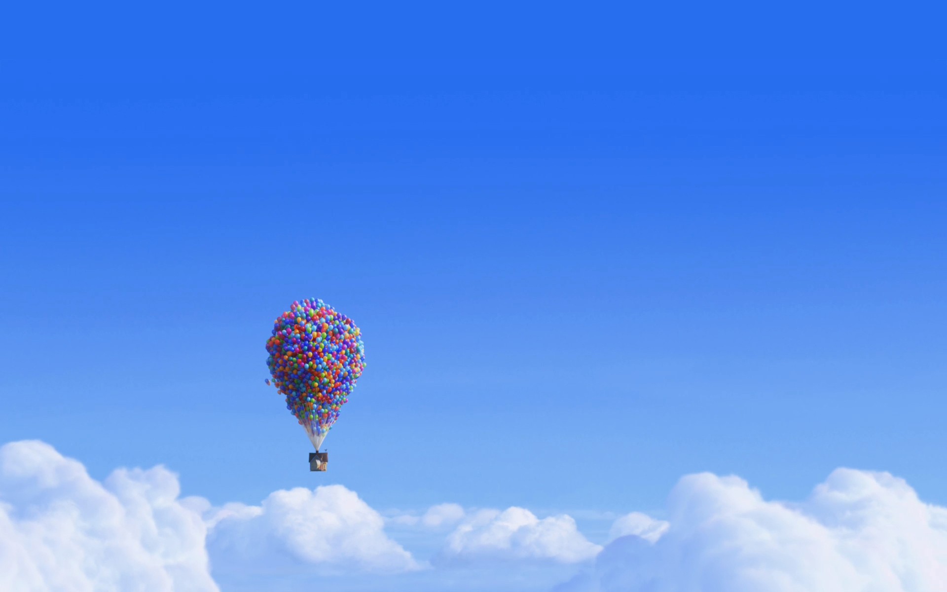 General 1920x1200 Up (movie) balloon hot air balloons sky movies Walt Disney animated movies digital art