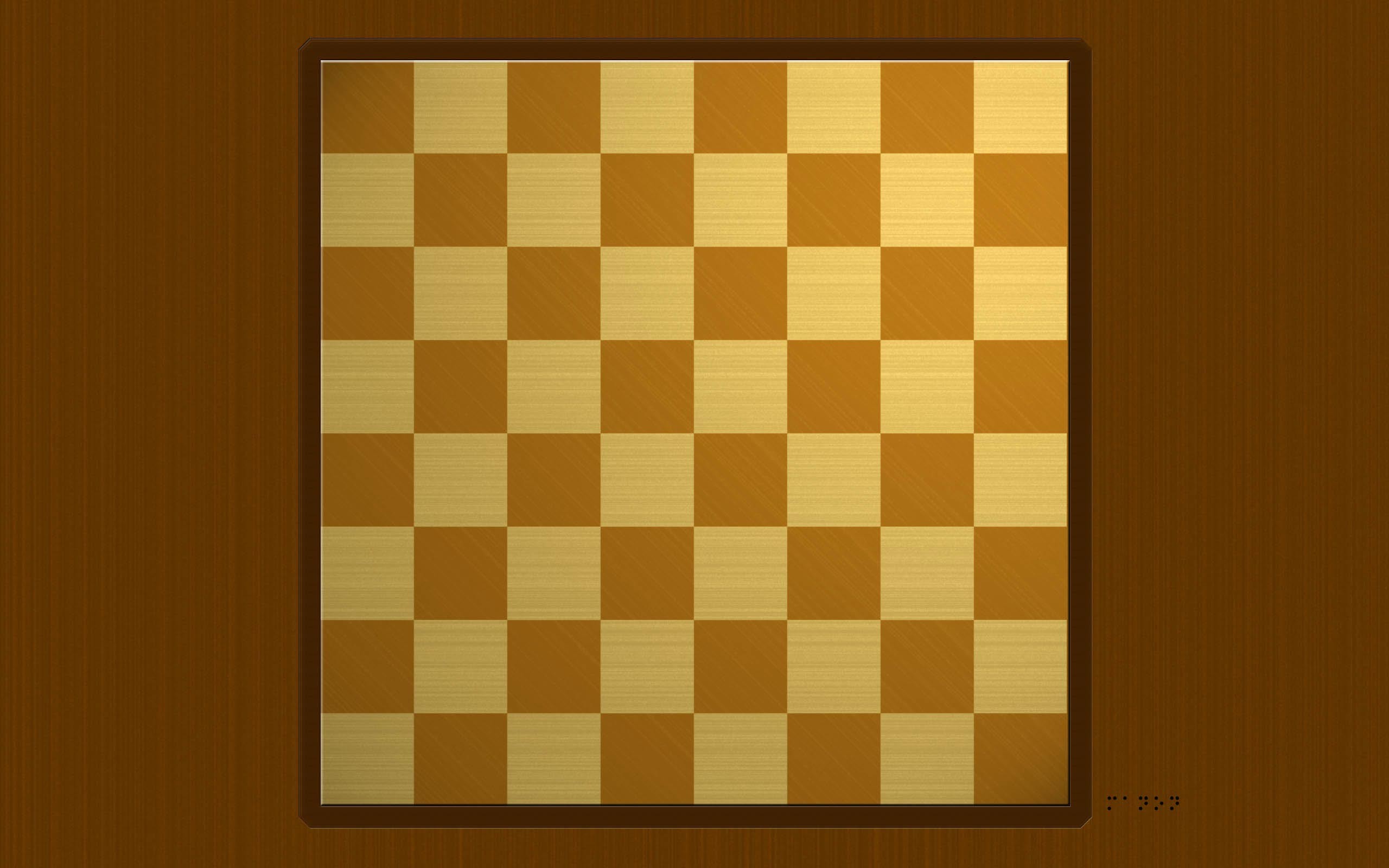 General 2560x1600 chess board games minimalism brown wooden surface digital art