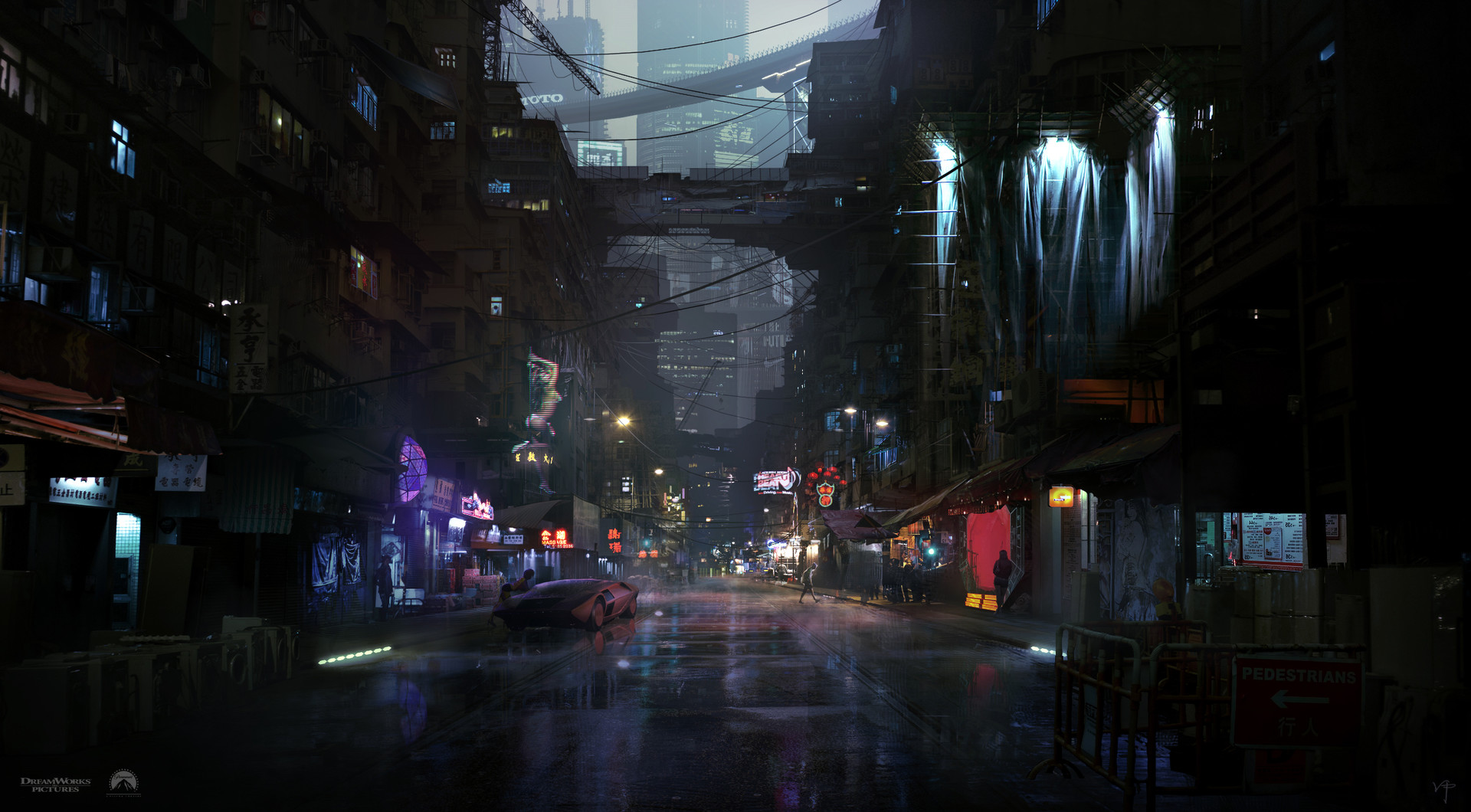 General 1920x1060 cyberpunk science fiction digital art futuristic futuristic city urban street