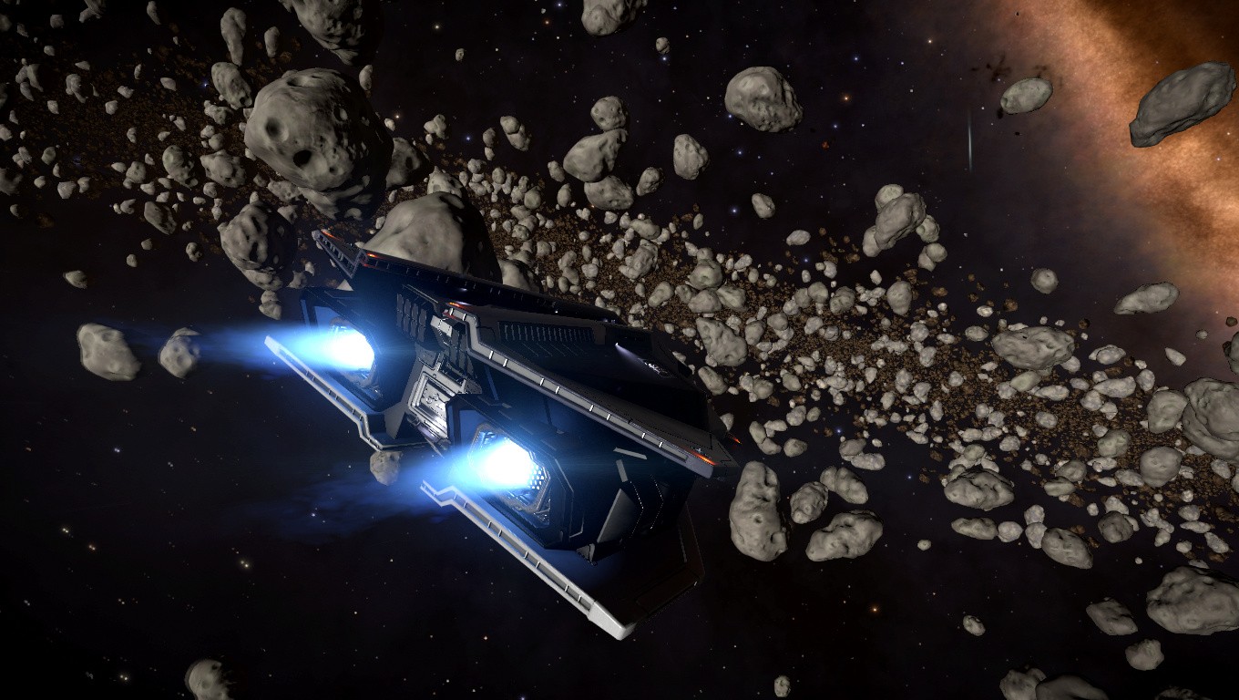 General 1360x768 Elite: Dangerous space spaceship planet asteroid Vulture (spaceship) PC gaming vehicle screen shot