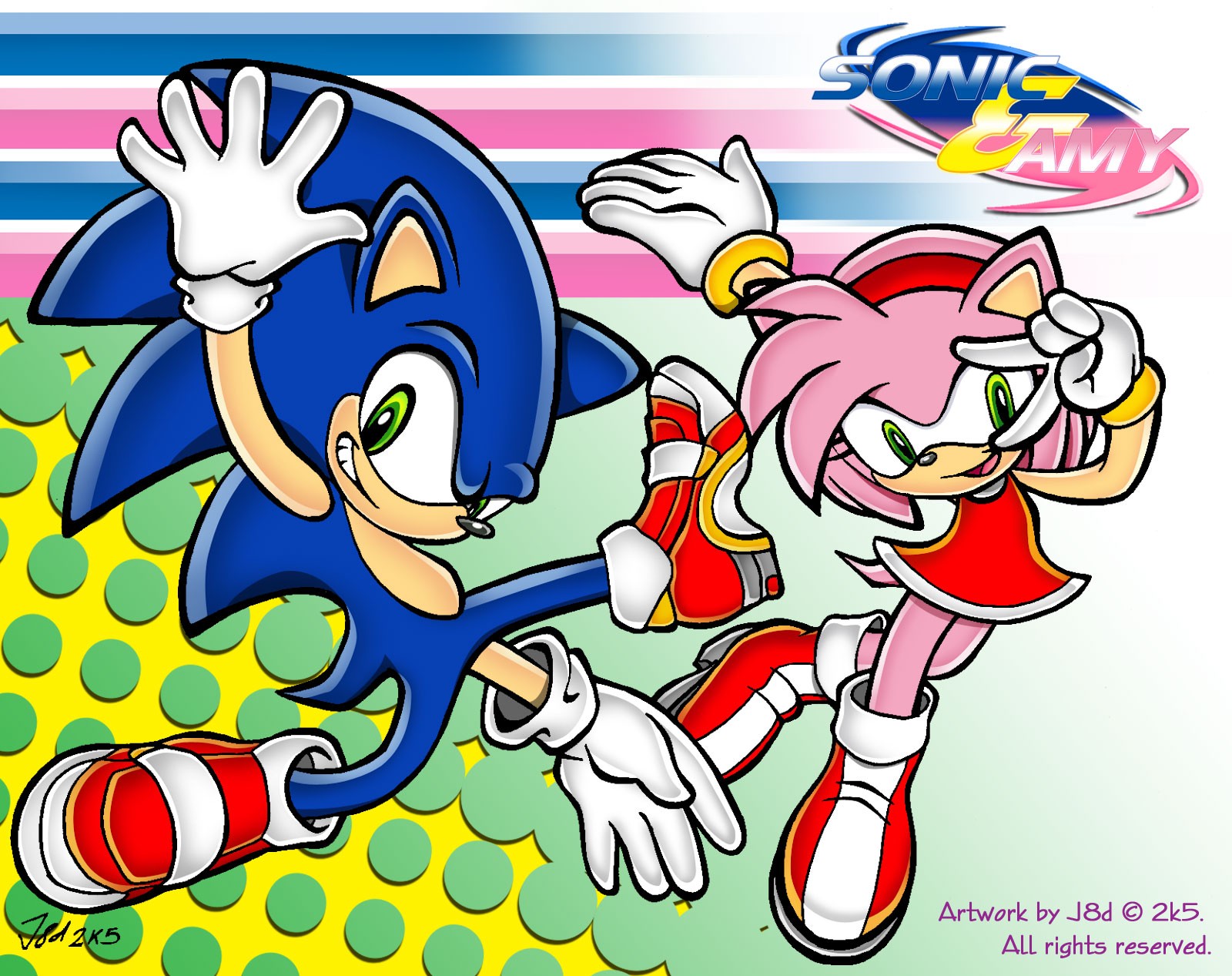 General 1600x1267 video games Sonic the Hedgehog fan art video game characters Amy Rose watermarked