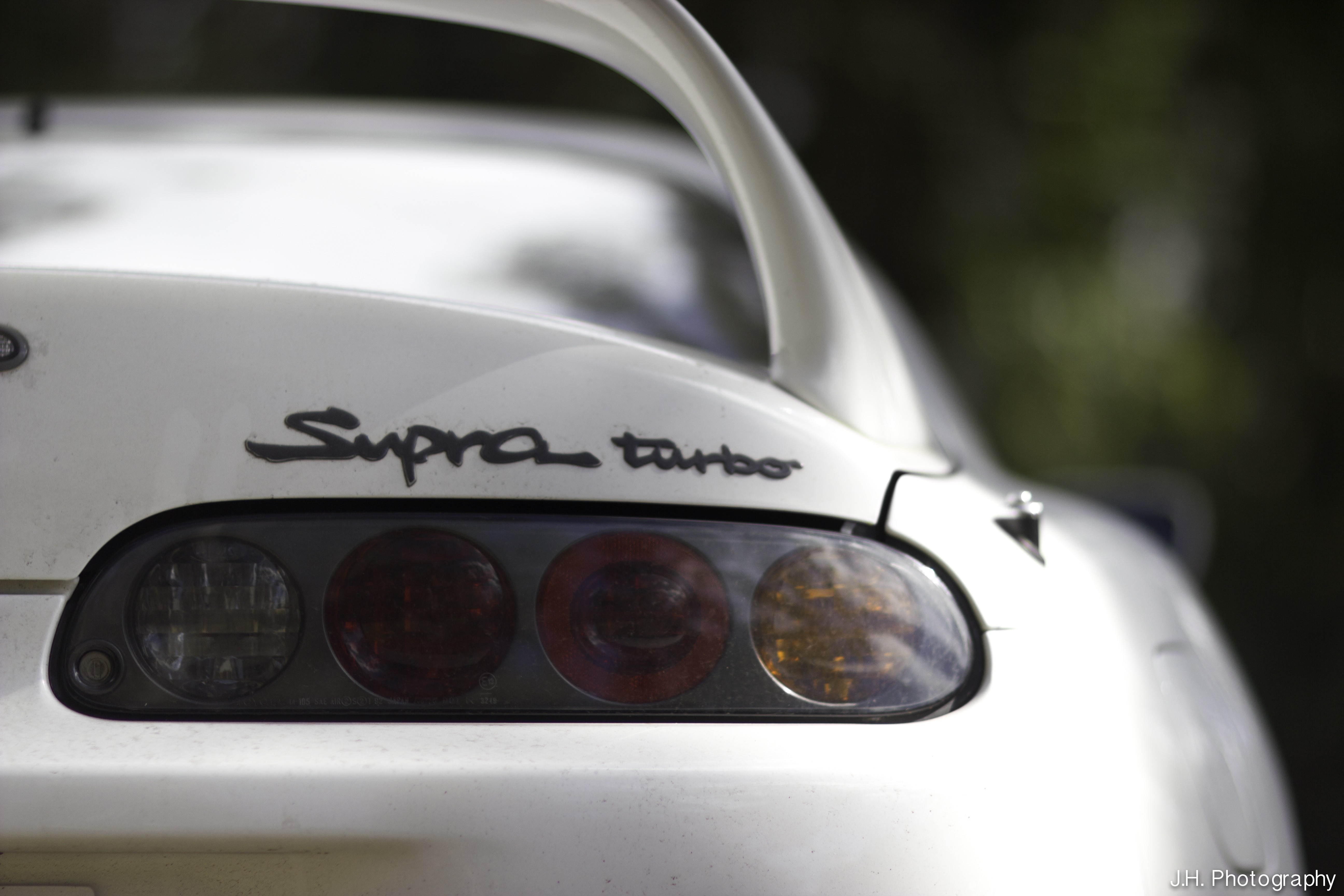 General 5184x3456 closeup taillights Toyota Toyota Supra Toyota Supra A80 white cars sports car Japanese cars vehicle car