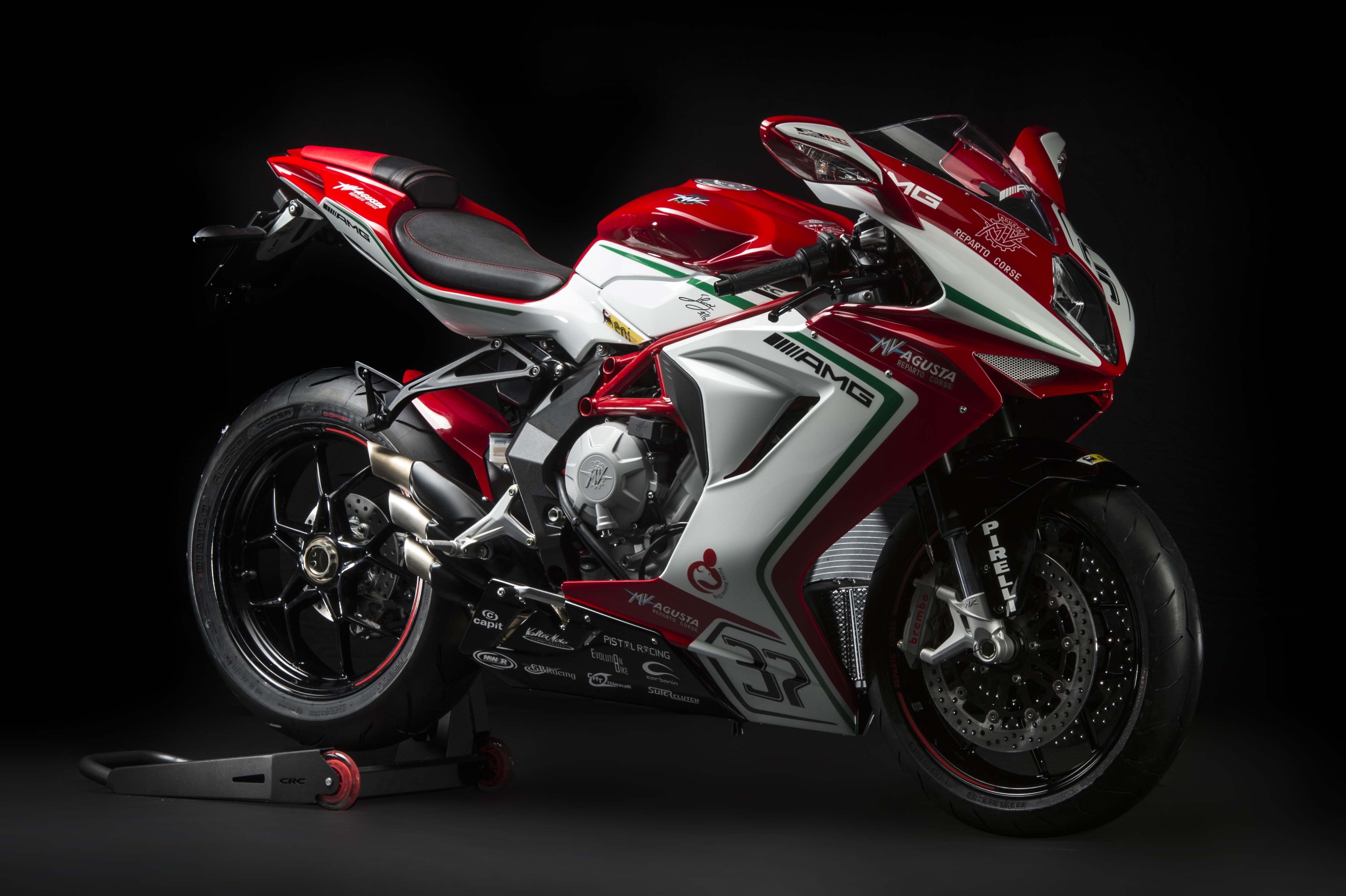 General 3911x2603 motorcycle MV agusta MV Agusta f3 800 Red Motorcycles black background vehicle simple background