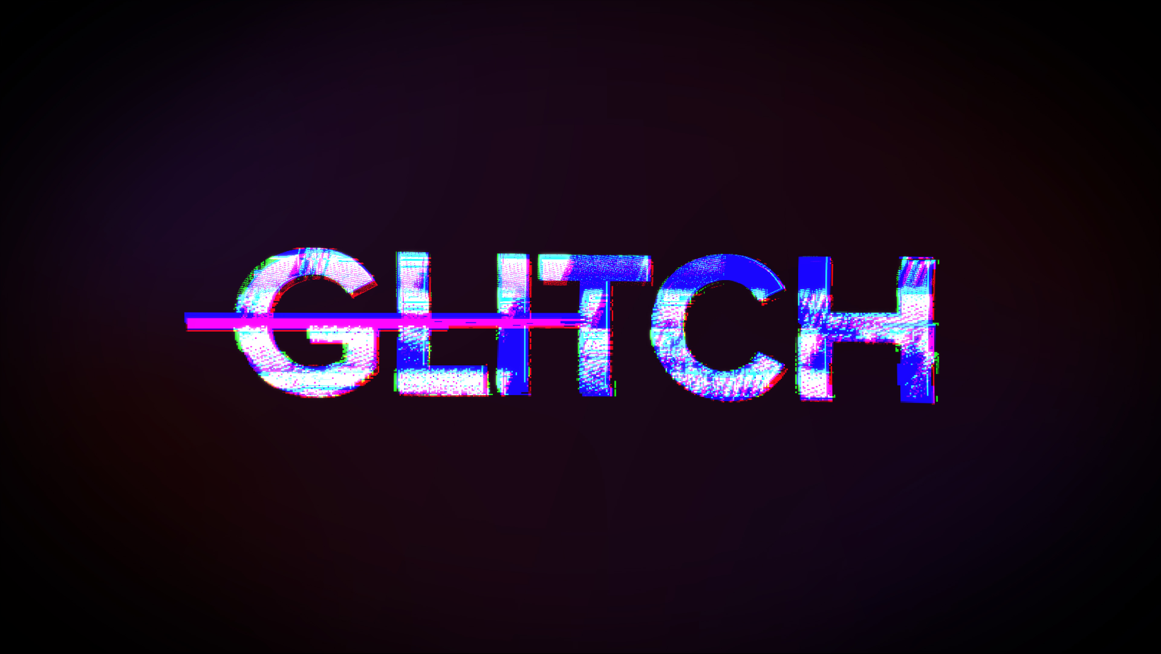 General 3840x2162 glitch art digital art abstract simple background text
