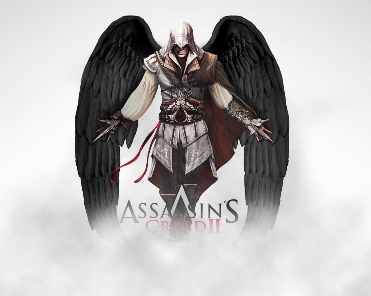 General 1280x1024 Assassin's Creed Ezio Auditore da Firenze video games artwork Assassin's Creed 2 frontal view