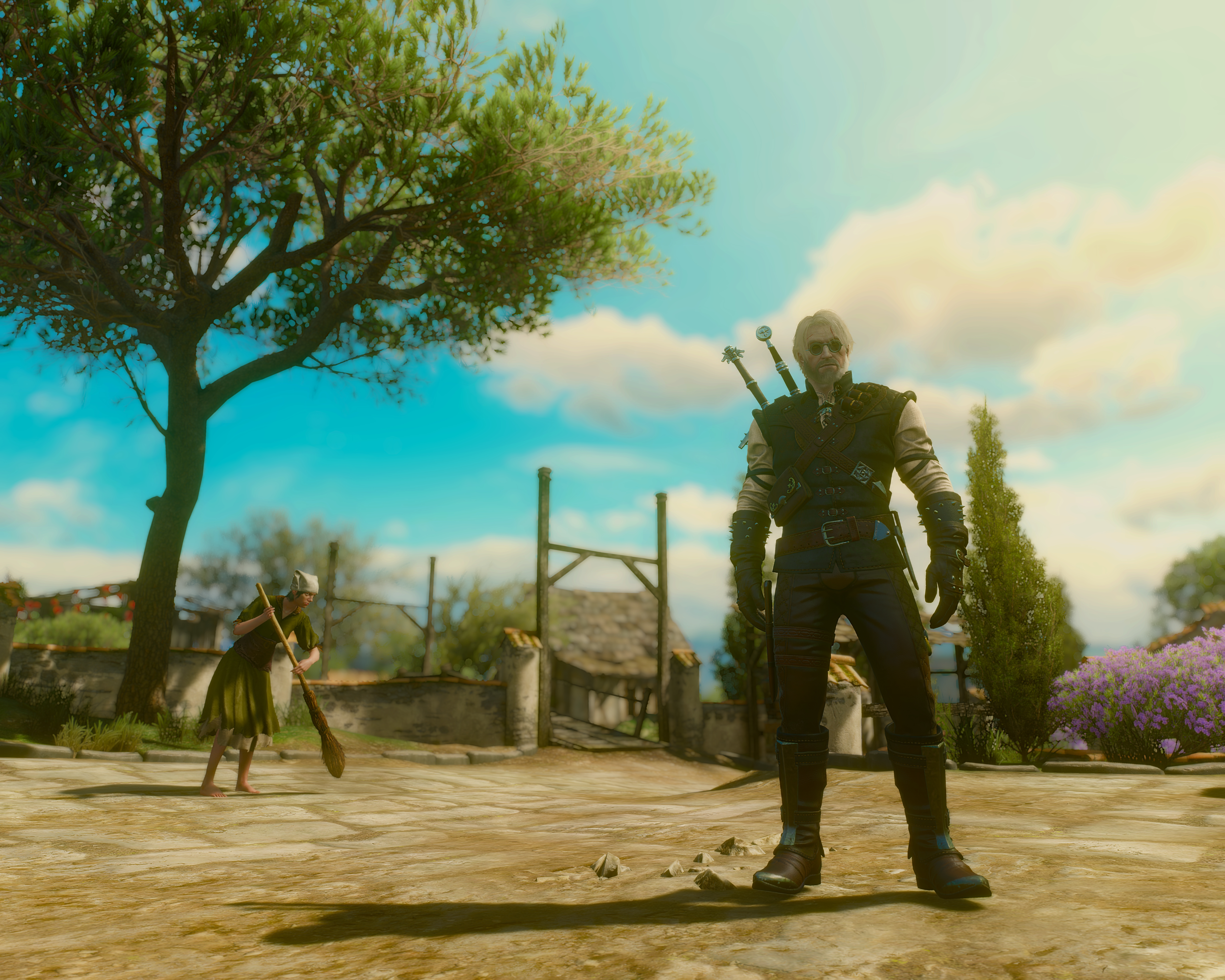 General 7680x6144 The Witcher The Witcher 3: Wild Hunt CD Projekt RED Geralt of Rivia screen shot The Witcher 3: Wild Hunt - Blood and Wine video games video game characters
