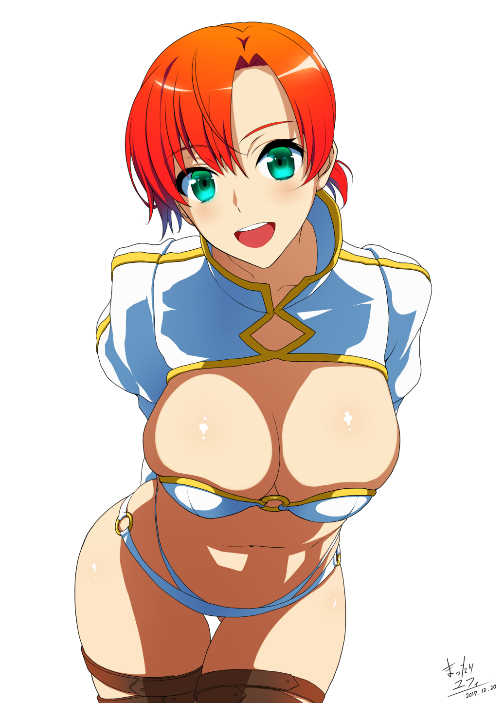 Anime 1036x1444 Boudica (Fate/Grand Order) Fate/Grand Order anime girls cleavage white background Fate series