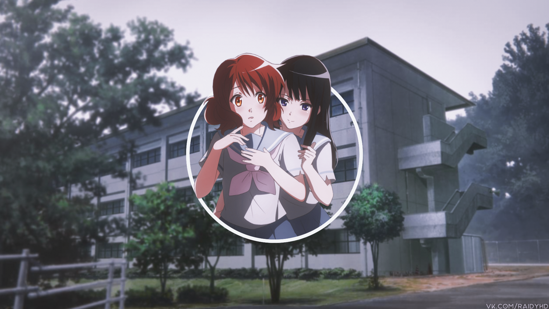 Anime 1920x1080 anime anime girls picture-in-picture Hibike! Euphonium watermarked