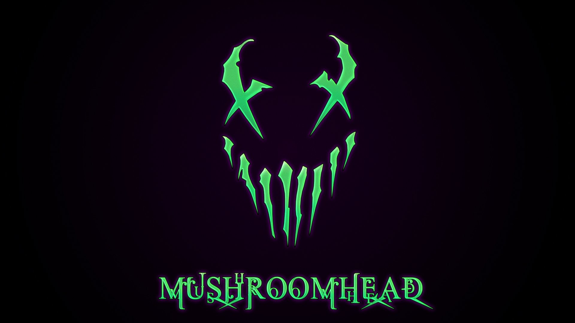 General 1920x1080 Mushroomhead metal band nu metal alternative metal  band logo band mascot simple background text digital art typography