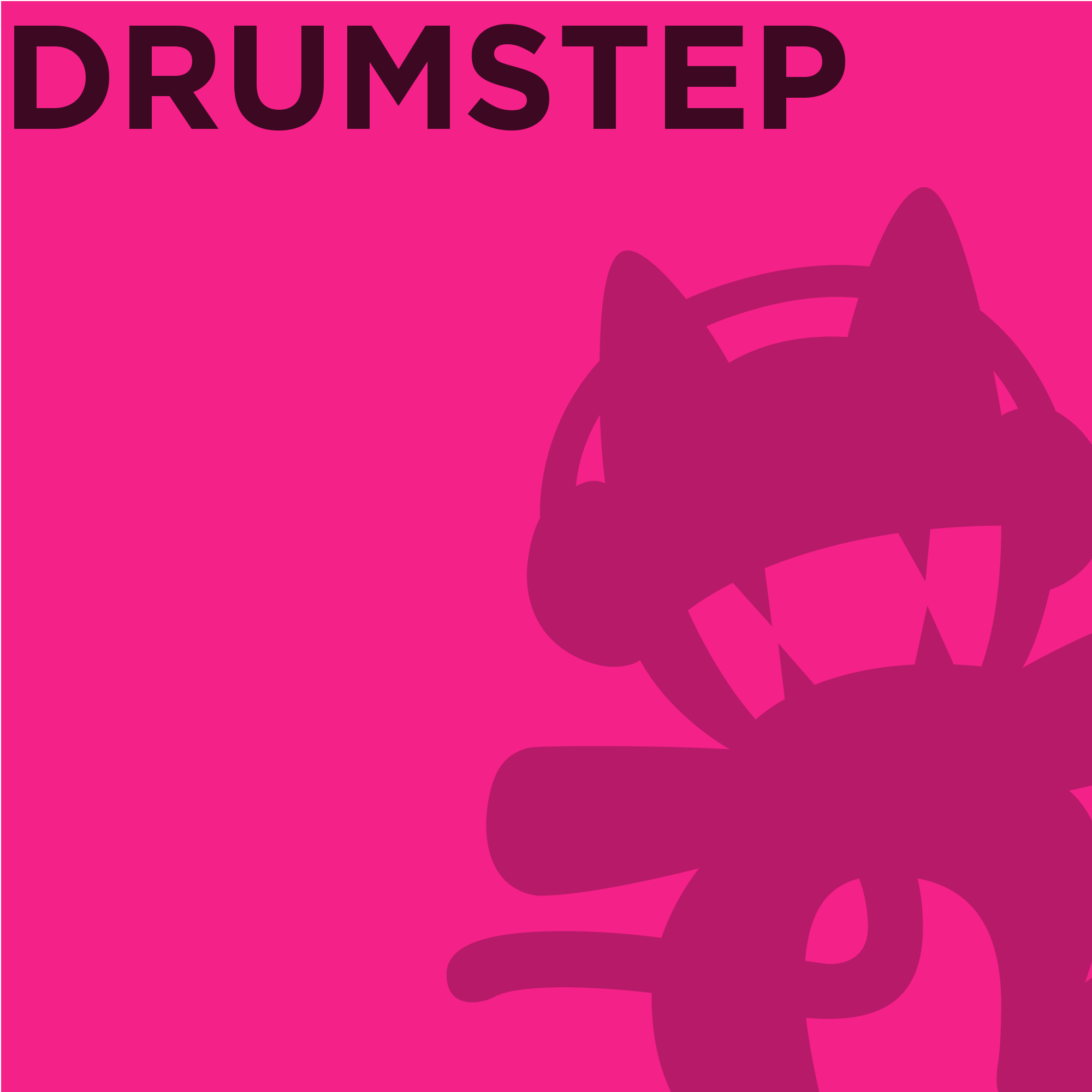 General 2000x2000 Monstercat EDM simple background pink background music brand