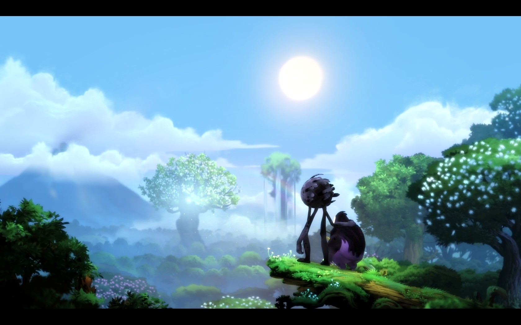 General 1680x1050 Ori and the Blind Forest sky forest mist grass trees video games