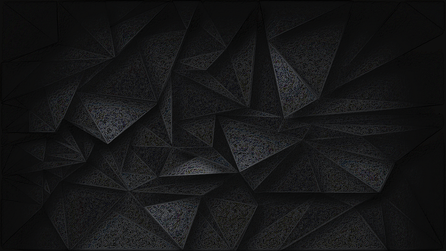 General 1423x800 abstract geometry dark digital art black polygon art