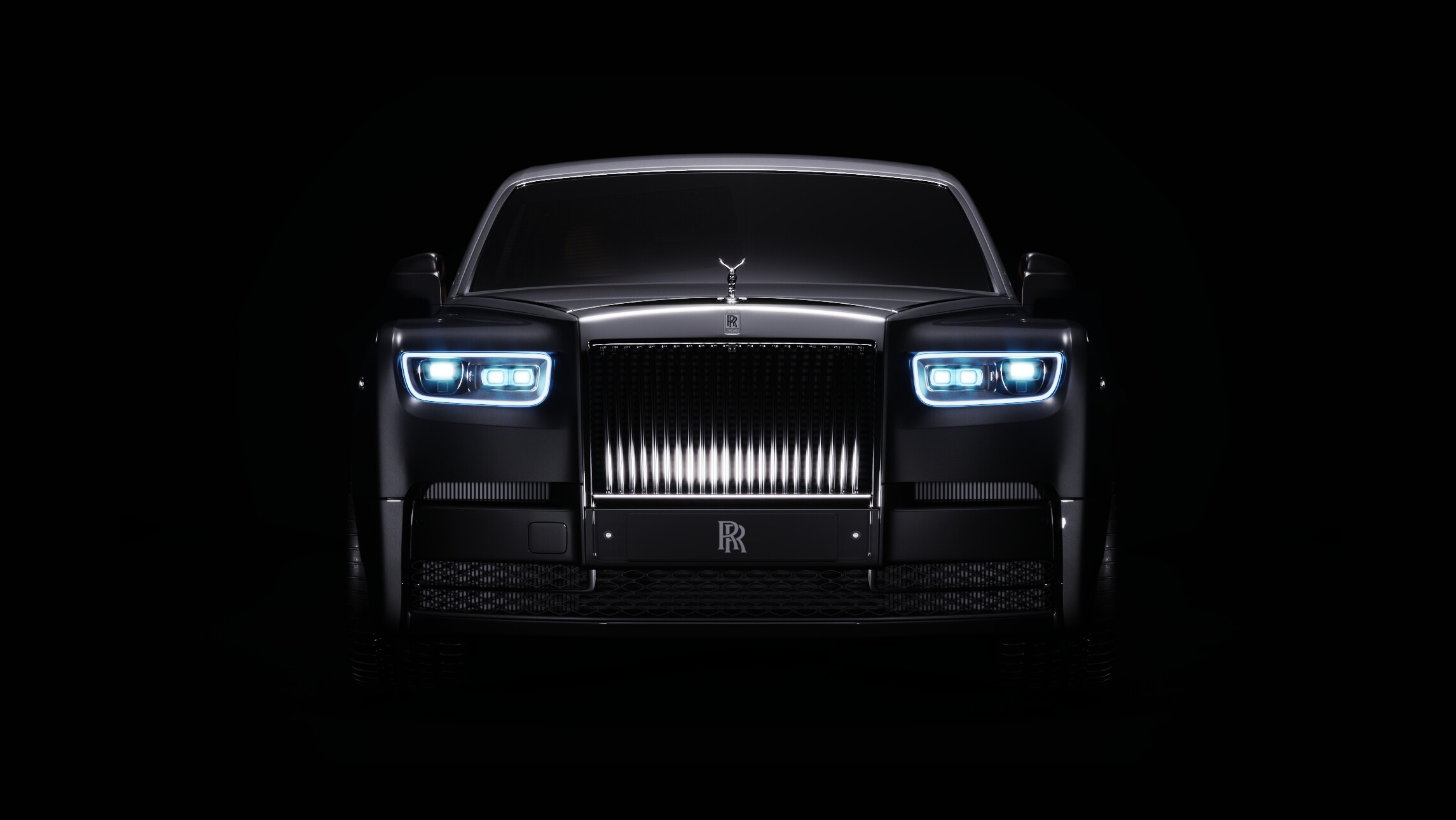 General 2290x1290 car Rolls-Royce Rolls-Royce Phantom black cars vehicle simple background luxury cars black background British cars