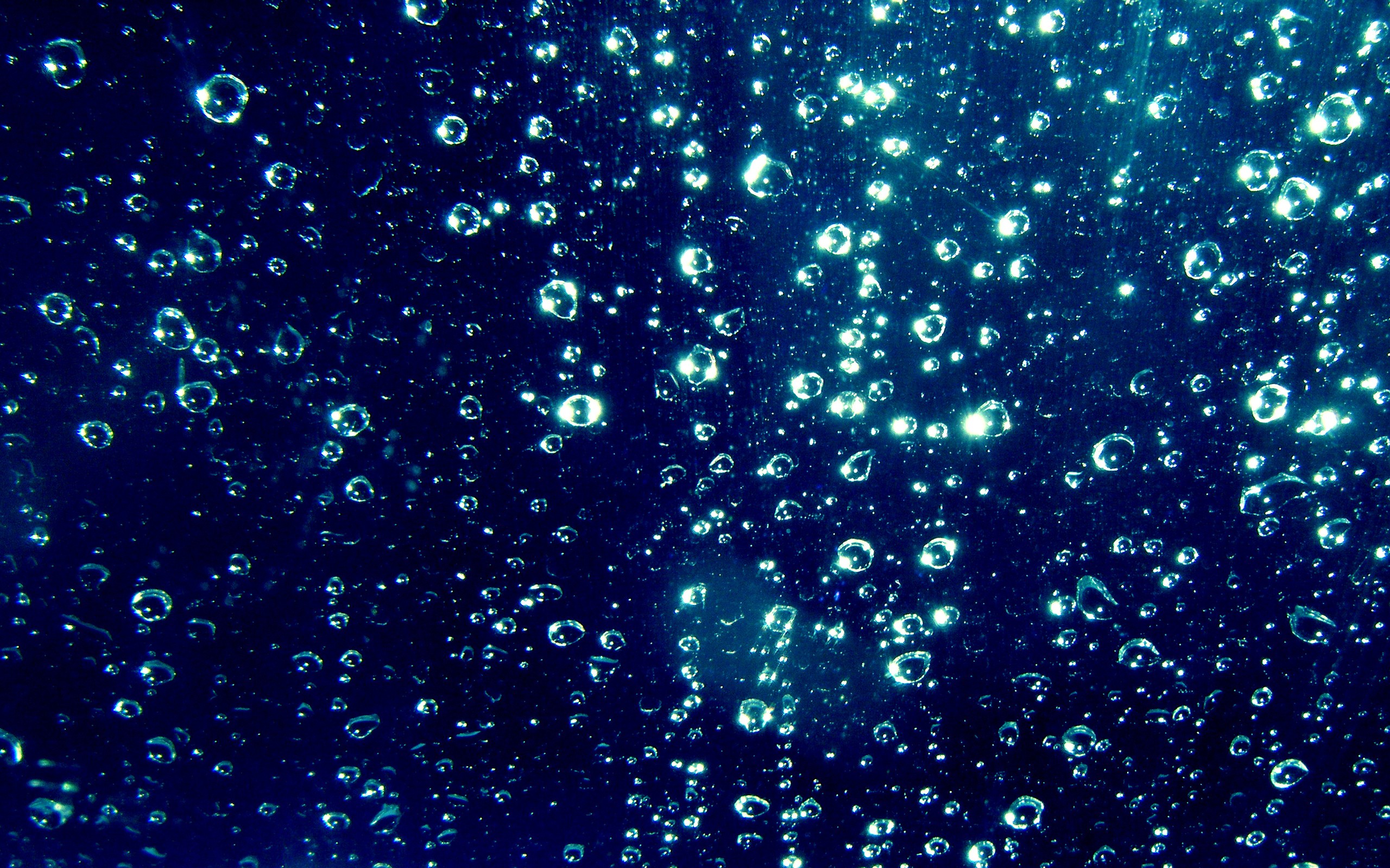 General 2560x1600 digital art blue bubbles