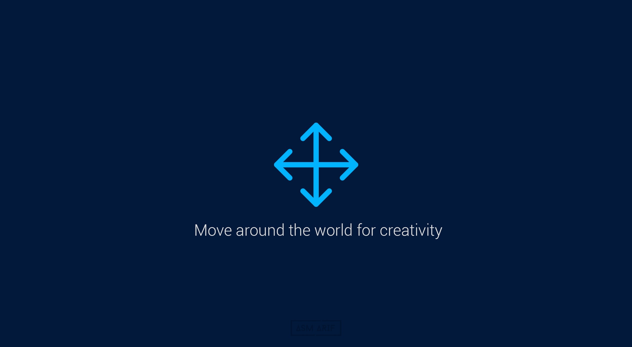 General 2560x1406 blue notes icons motivational text quote digital art simple background