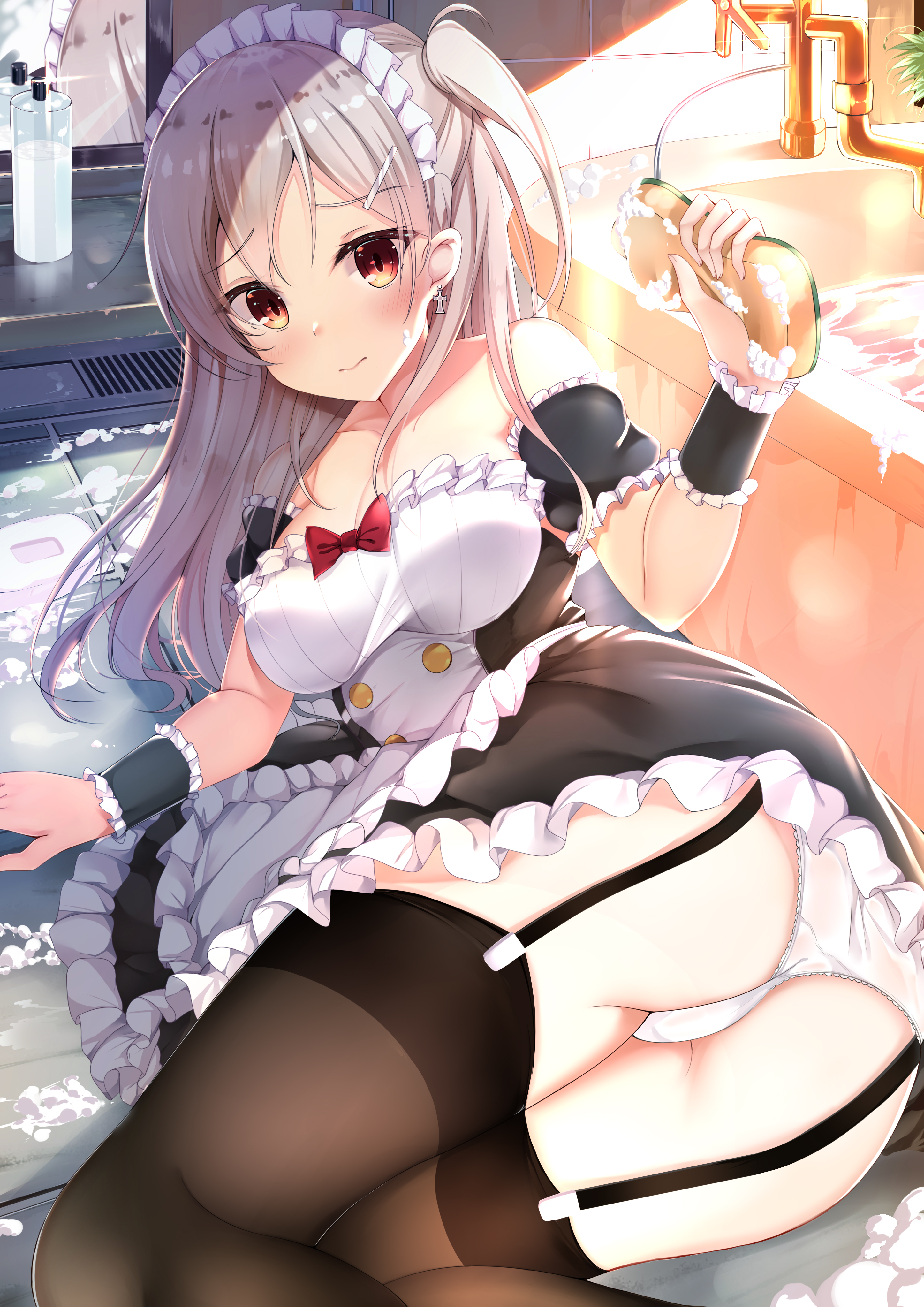 Anime maid panties