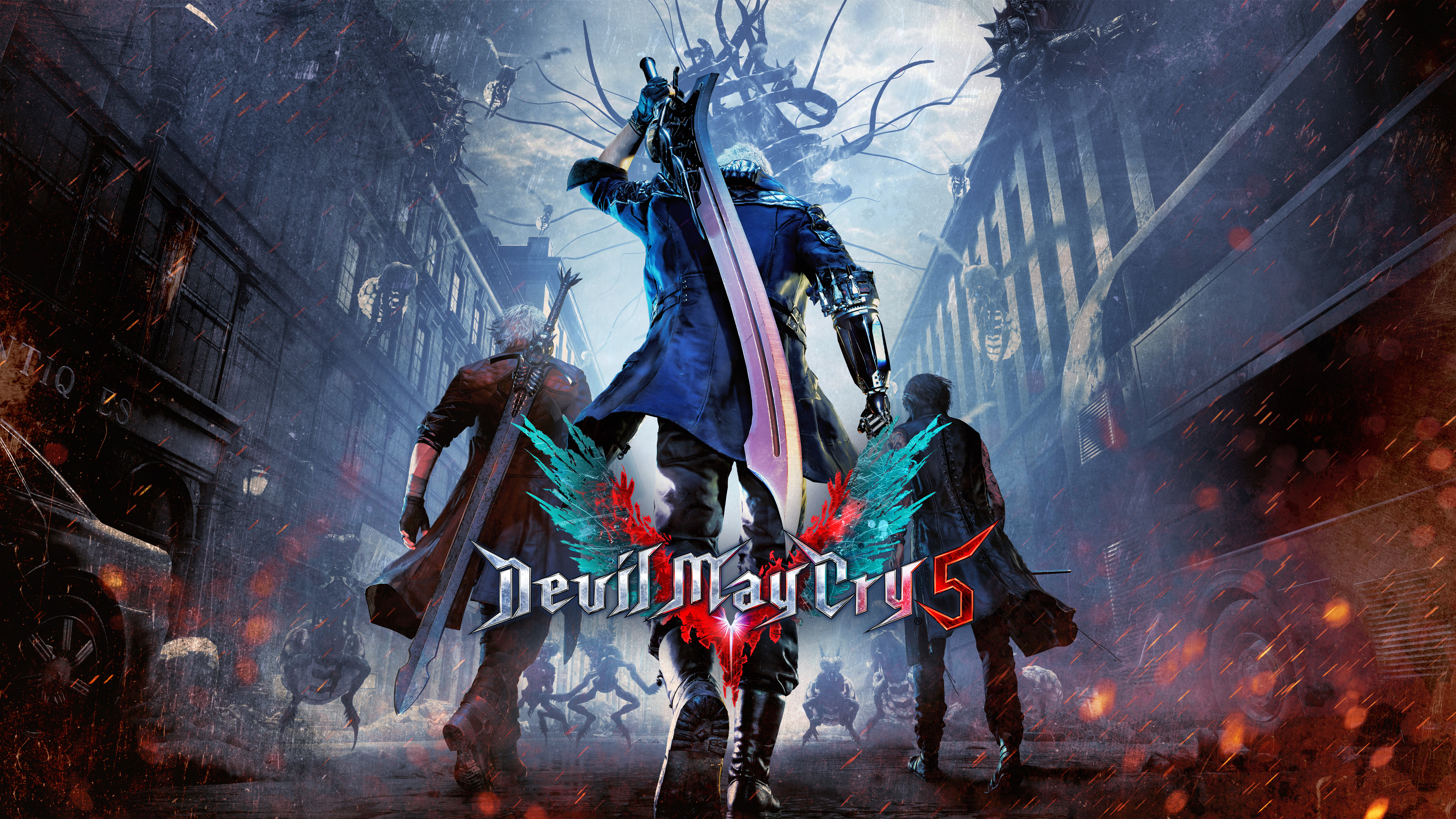 General 3840x2160 Devil May Cry 5 Dante (Devil May Cry) Devil May Cry Nero (Devil May Cry) video games