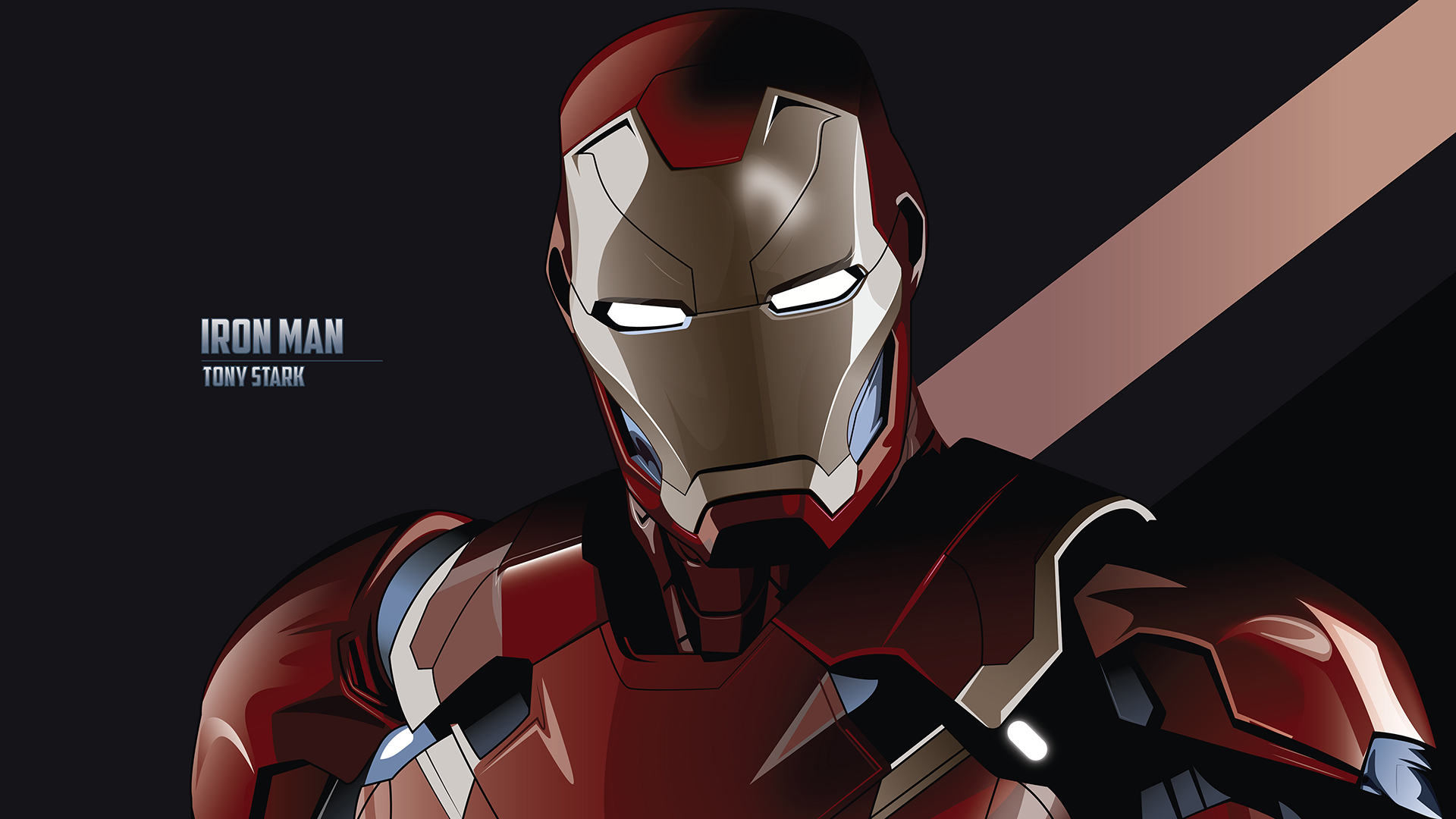 General 1920x1080 Iron Man Marvel Cinematic Universe armor digital art
