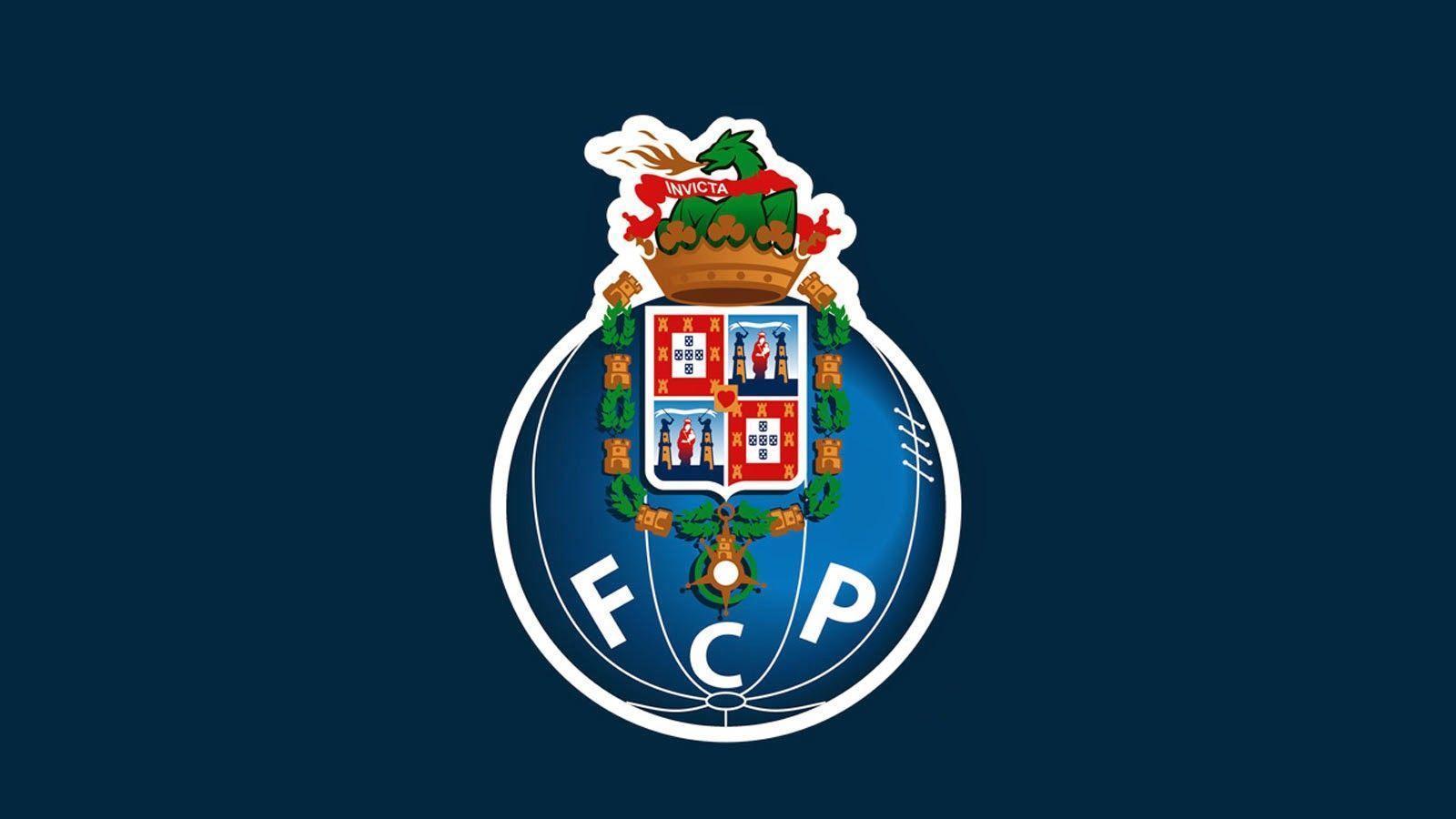 General 1600x900 F.C. Porto blue background logo simple background soccer clubs Portugal