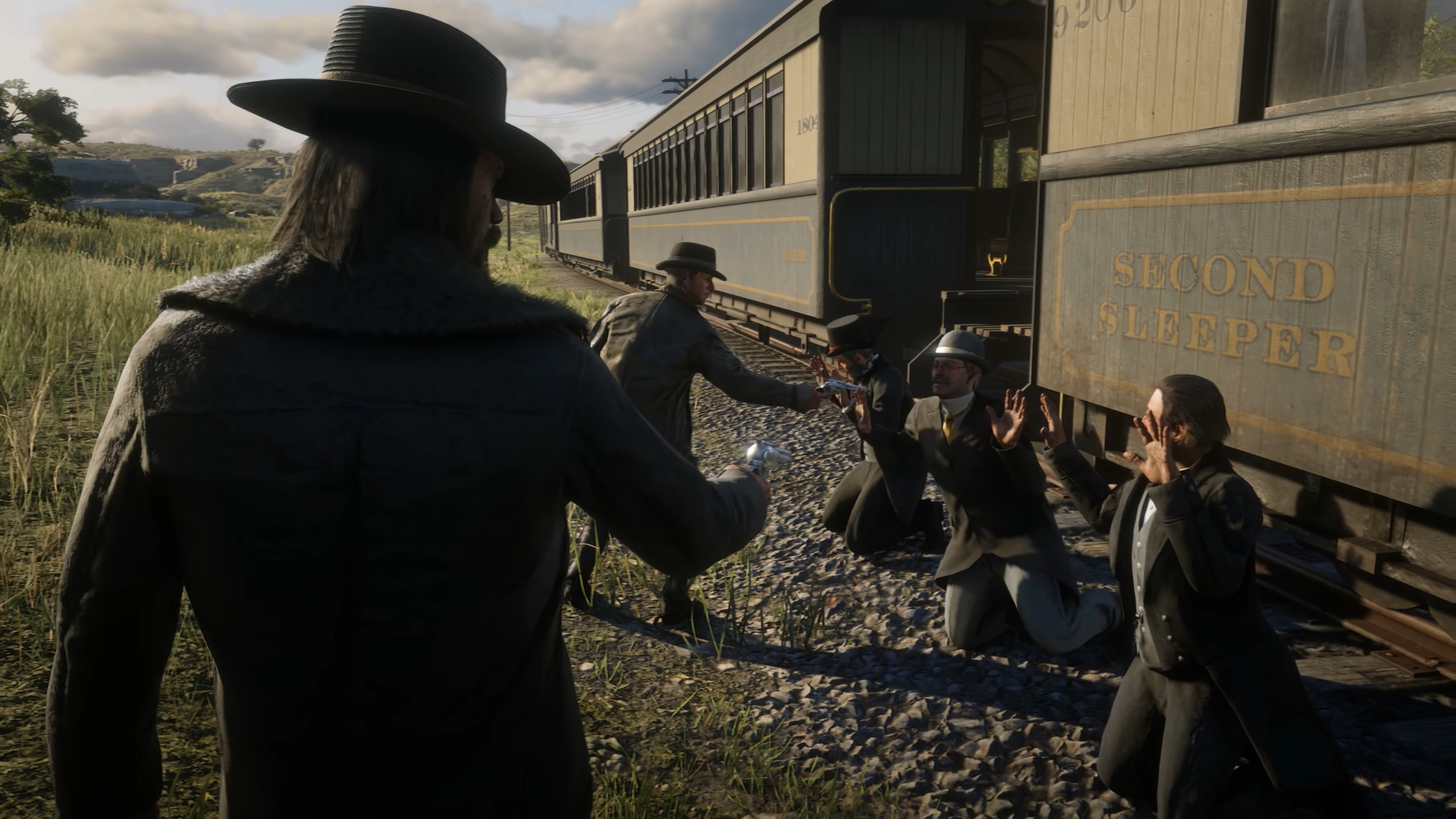 General 3840x2160 Rockstar Games Red Dead Redemption 2 video games Red Dead Redemption Hosea Matthews video game characters