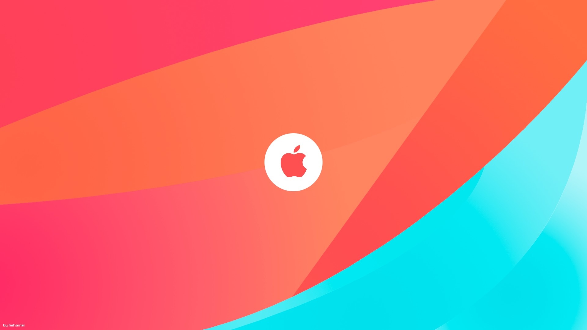 General 1920x1080 Apple Inc. colorful logo texture brand