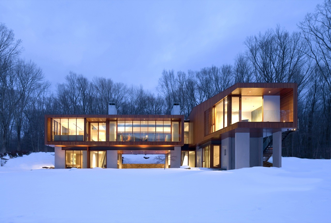 General 1280x863 house architecture modern mansions snow